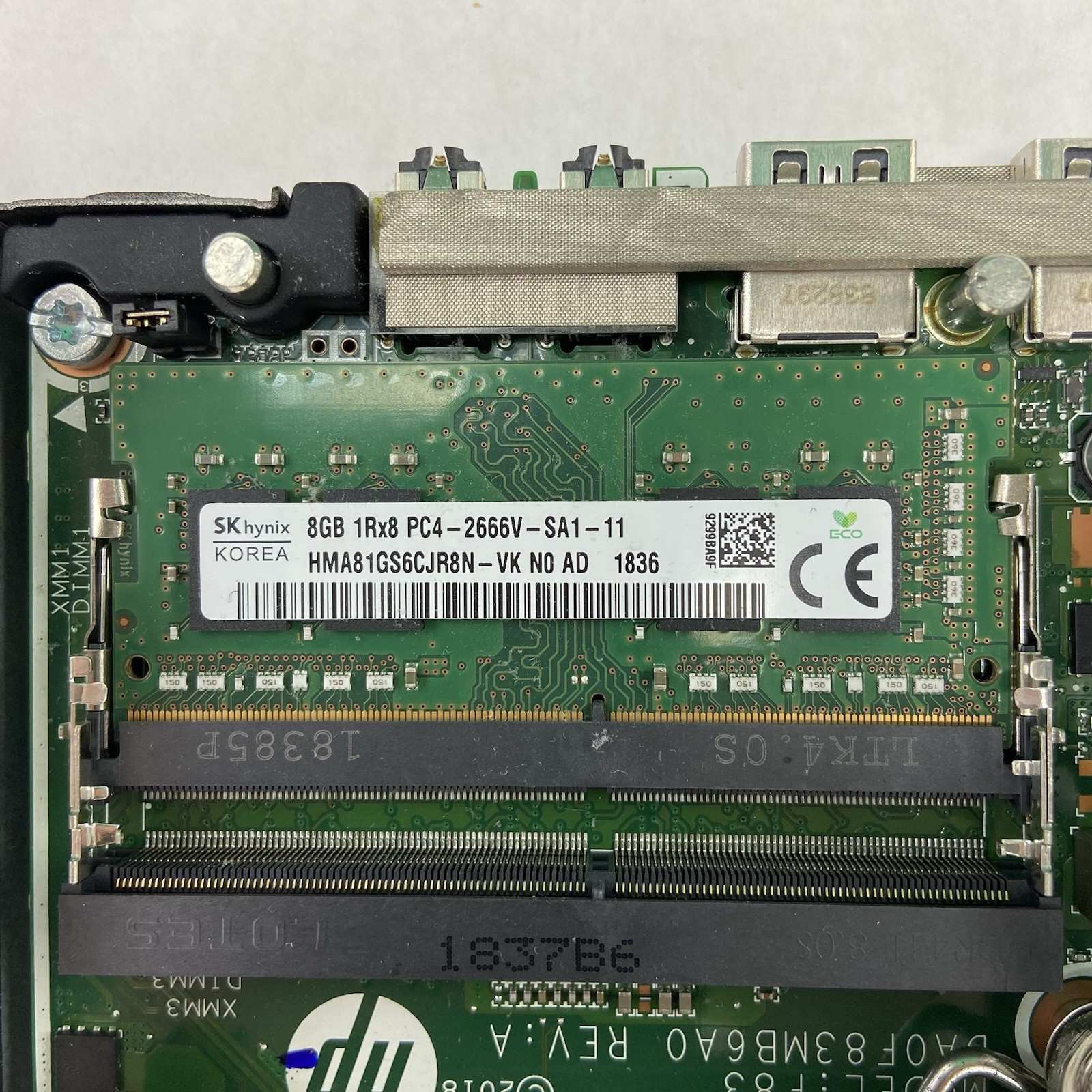 HP EliteDesk 800 G4 Micro Intel Core i5-8500T 2.1GHz 8GB RAM No HDD/OS w/AC