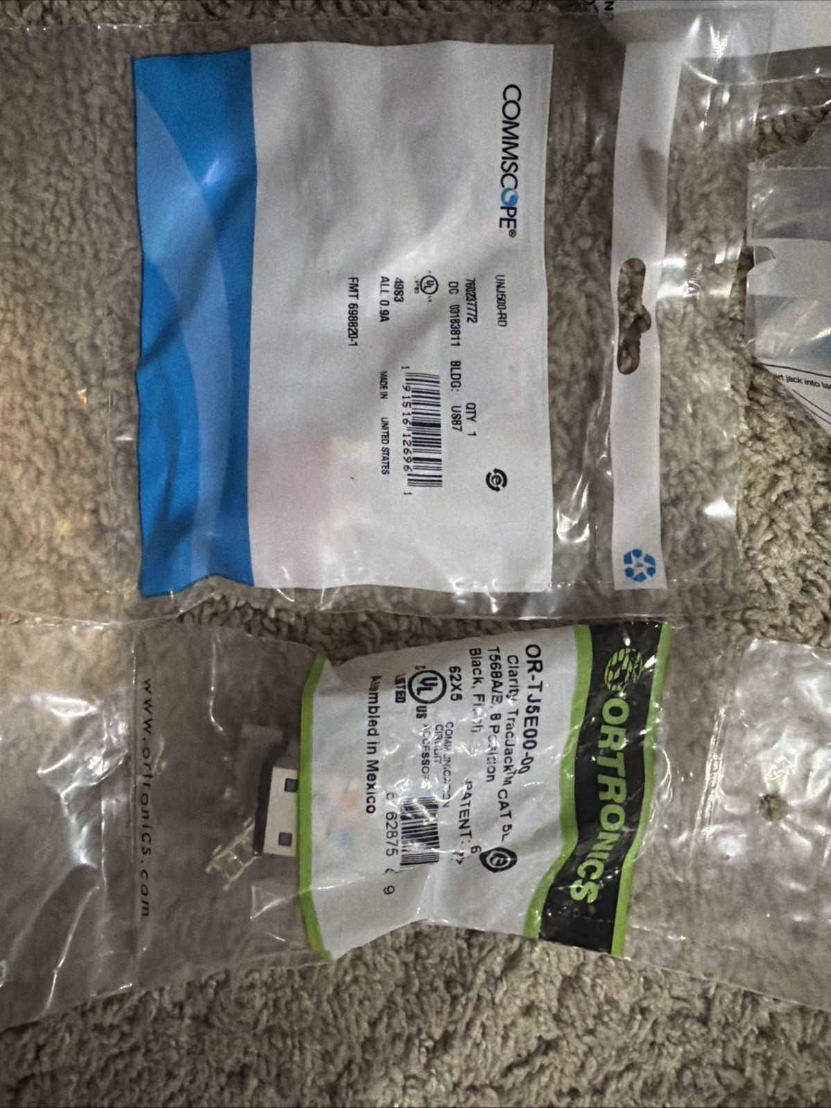 MASSIVE Low Voltage CAT5e/CAT6 Lot -Plates/Jacks/Biscuits And More! Commscope!