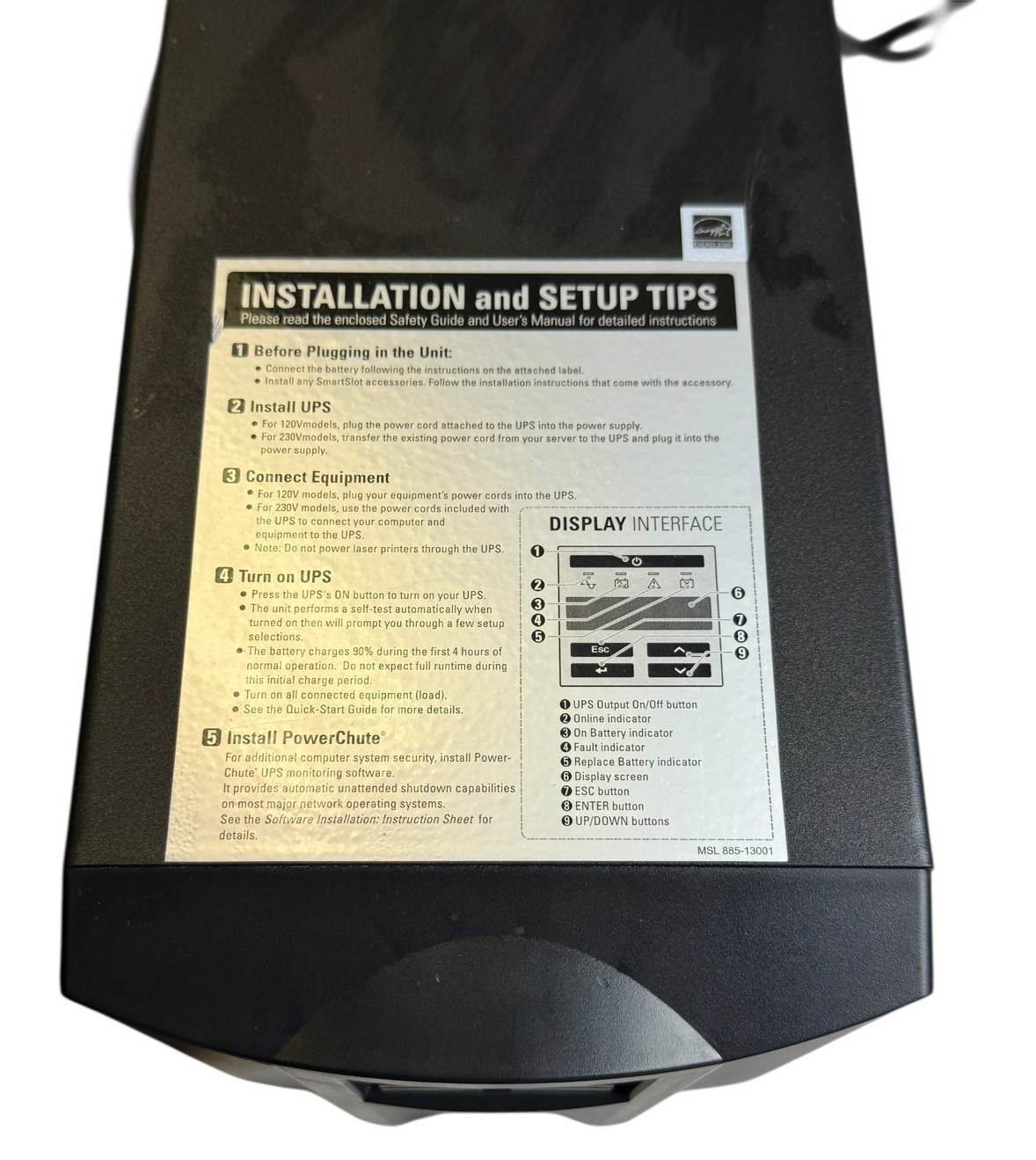APC Smart-UPS 1000VA LCD Tower UPS Backup SUA1000 TESTED CLEANED PHILIPPINES
