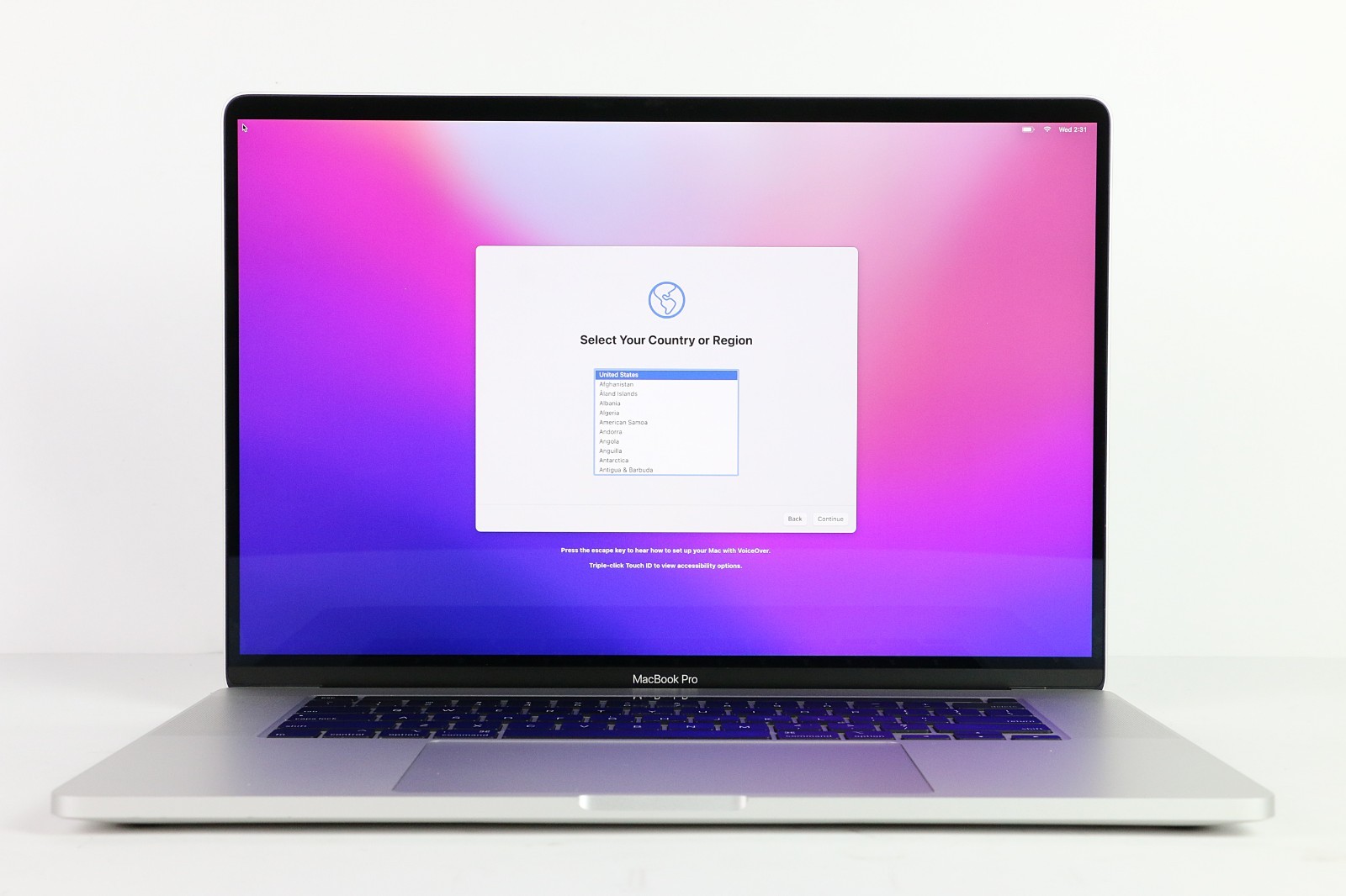 Apple MacBook Pro 16″ A2141 i7-9750H 16GB DDR4 512GB NVMe Battery:90% Cycles:79