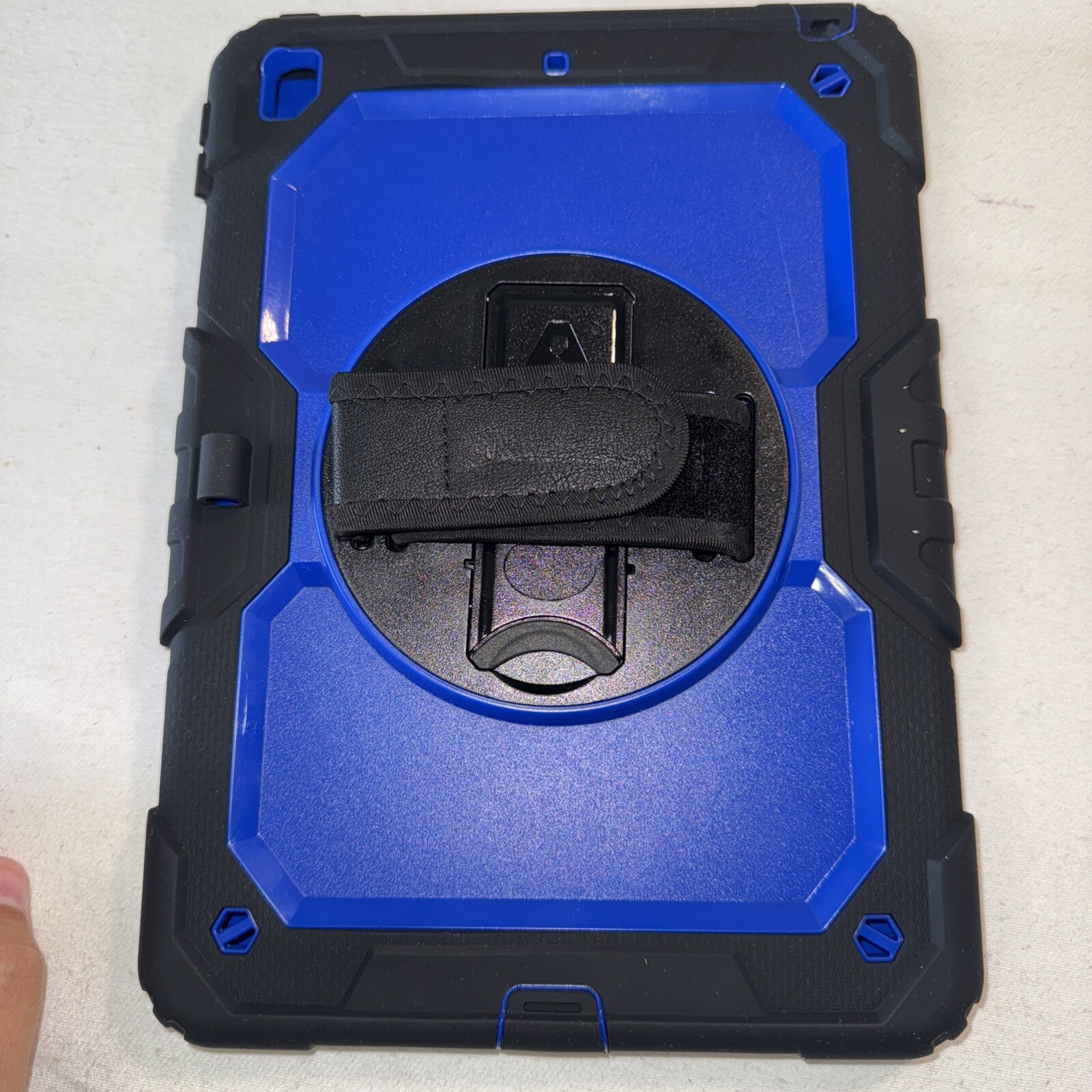 Fashion Defense Case Tablet Protective Case. Shock Resistant Blue iPad 9th Gen