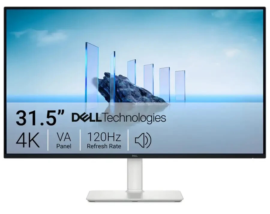 Dell – S3225QS 31.5″ VA LED 4K UHD 120Hz FreeSync Monitor with HDR (HDMI, Displa