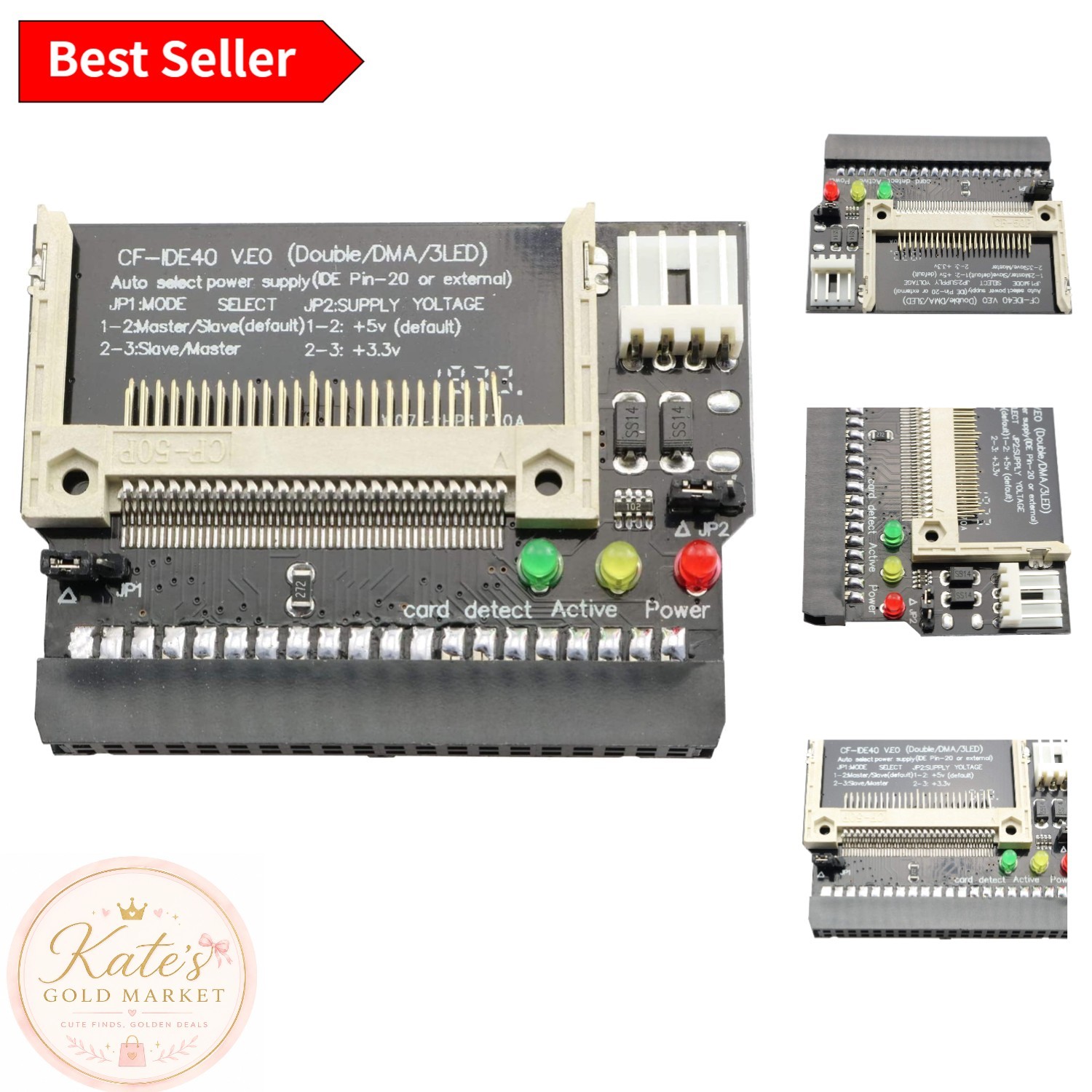 Compact Flash to IDE Bootable Converter – Ideal for PC and Industrial Use