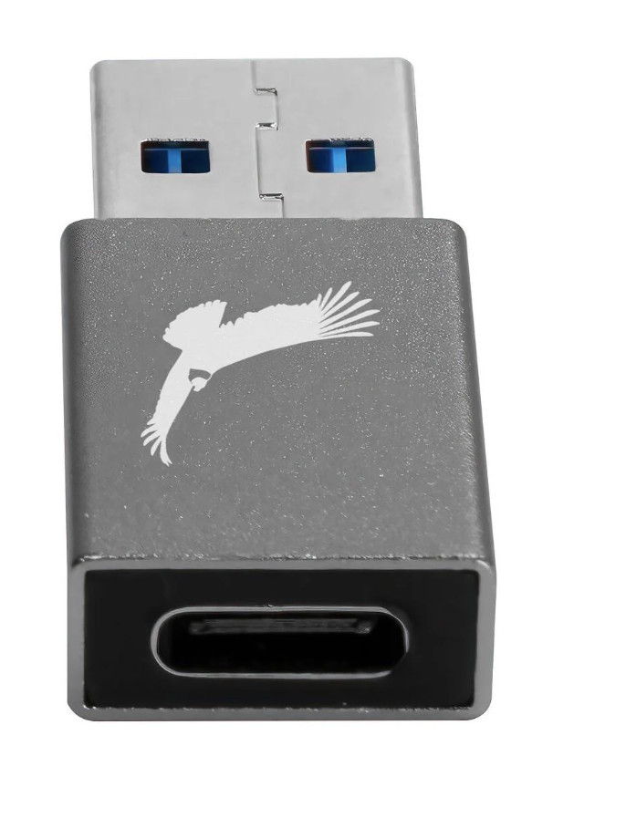 Kondor Blue Lot of 2 USB-C Female to USB-A Male 3.0 Adapter 5 Gb/s KB_USBCA_A
