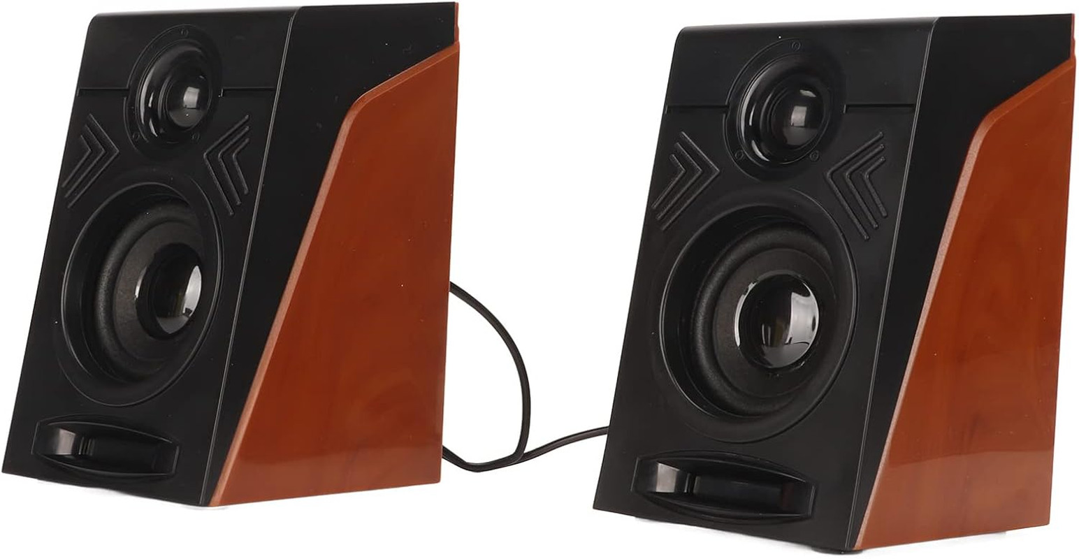 PC Speakers USB Powered with HiFi Sound & Deep Bass | Plug-and-Play for Computer