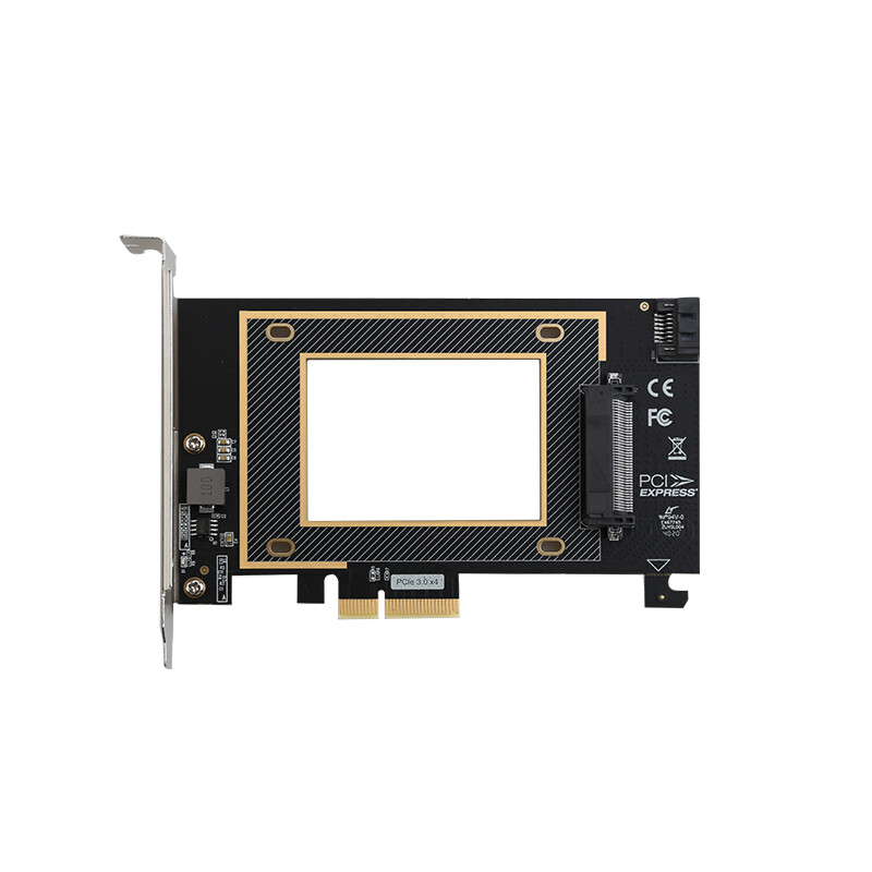 U.2 SSD to PCIe X4 3.0 Adapter SFF-8639 PCIe Adapter for 2.5″ U.2 NVMe SSD