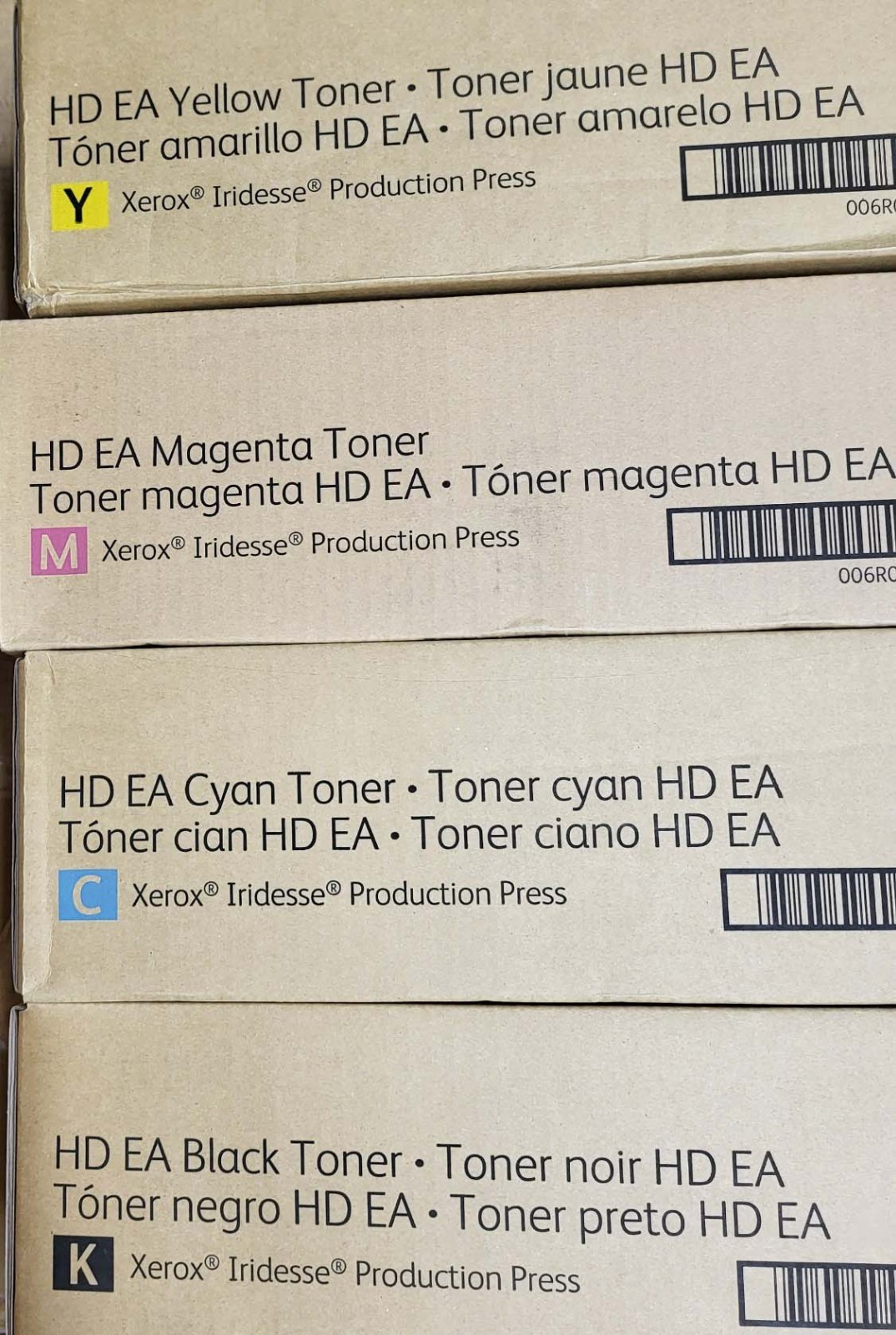 Xerox Irdesse toner CMYK