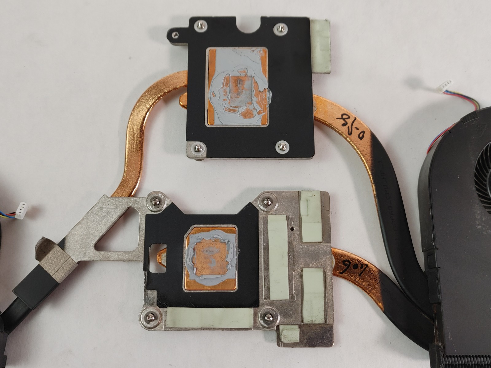 Lot of 5 Dell Precision 15 7510 4-Pin BGA 1440 CPU Fan with Heatsink 44PG6