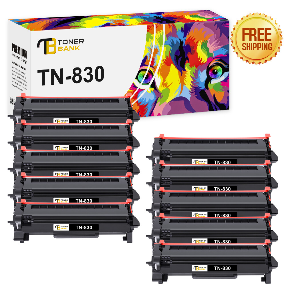 TN830 Toner Cartridge for Brother DCP-L2640DW HL-L2420DW MFC-L2820DW LOT TN830XL