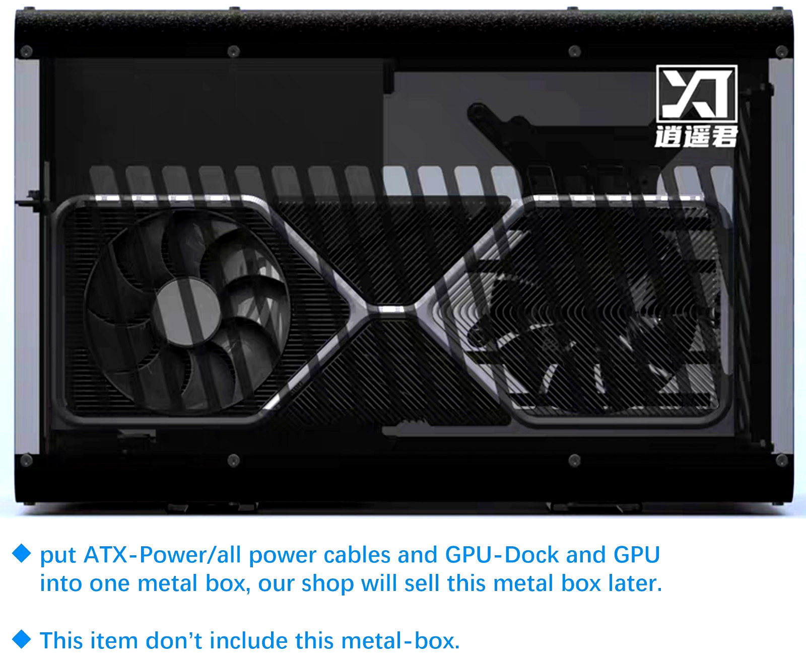 XOYO GPU-Dock eGPU External Graphics card dock for thunderbolt 3/4 USB4,Portable