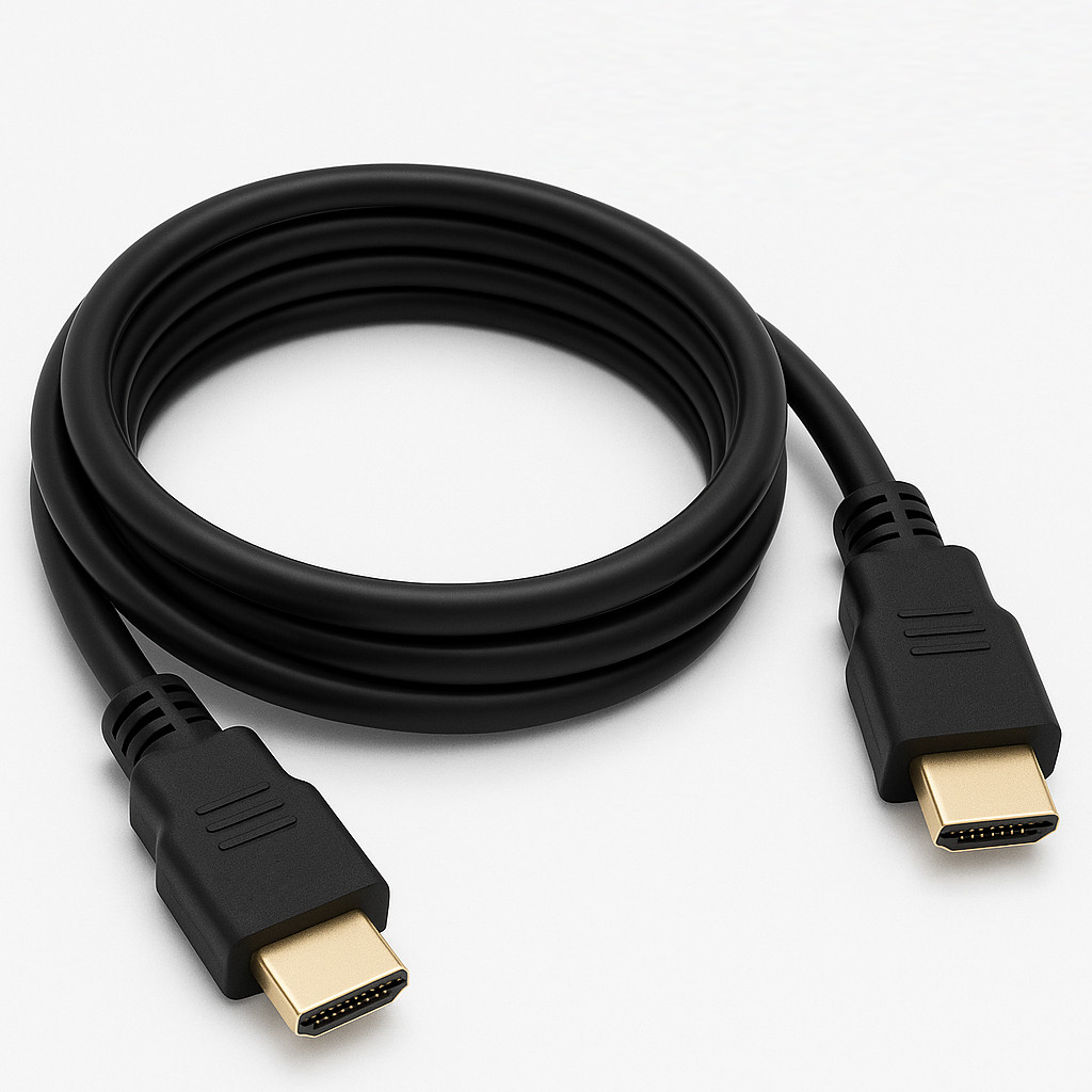 6ft HDMI to HDMI Cable – 4K Ultra HD, Gold-Plated, Durable, Long-Lasting