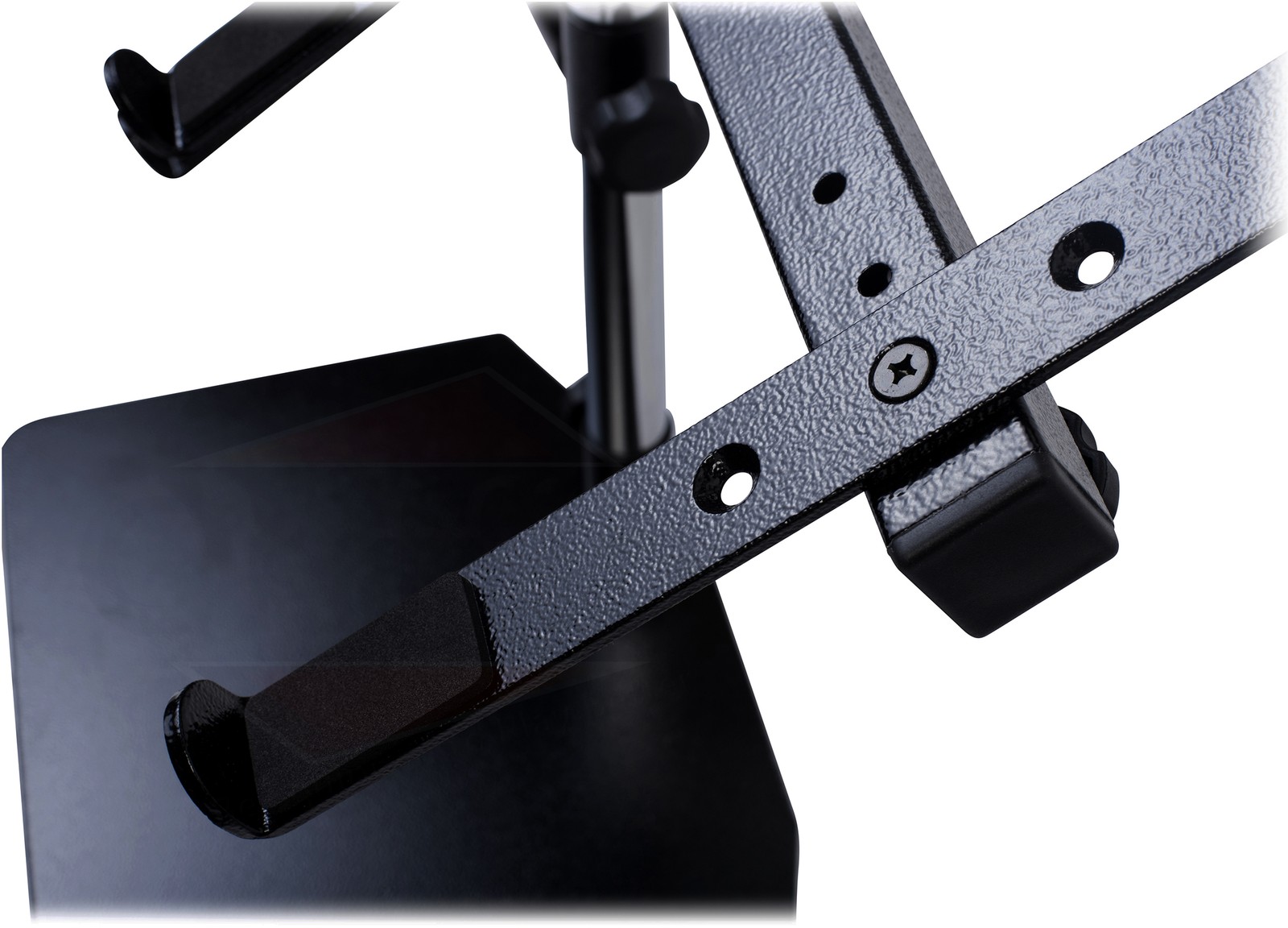 Double DJ Laptop Stand – 2 Tier PA Equipment PC Table Monitor CD Player Speakers