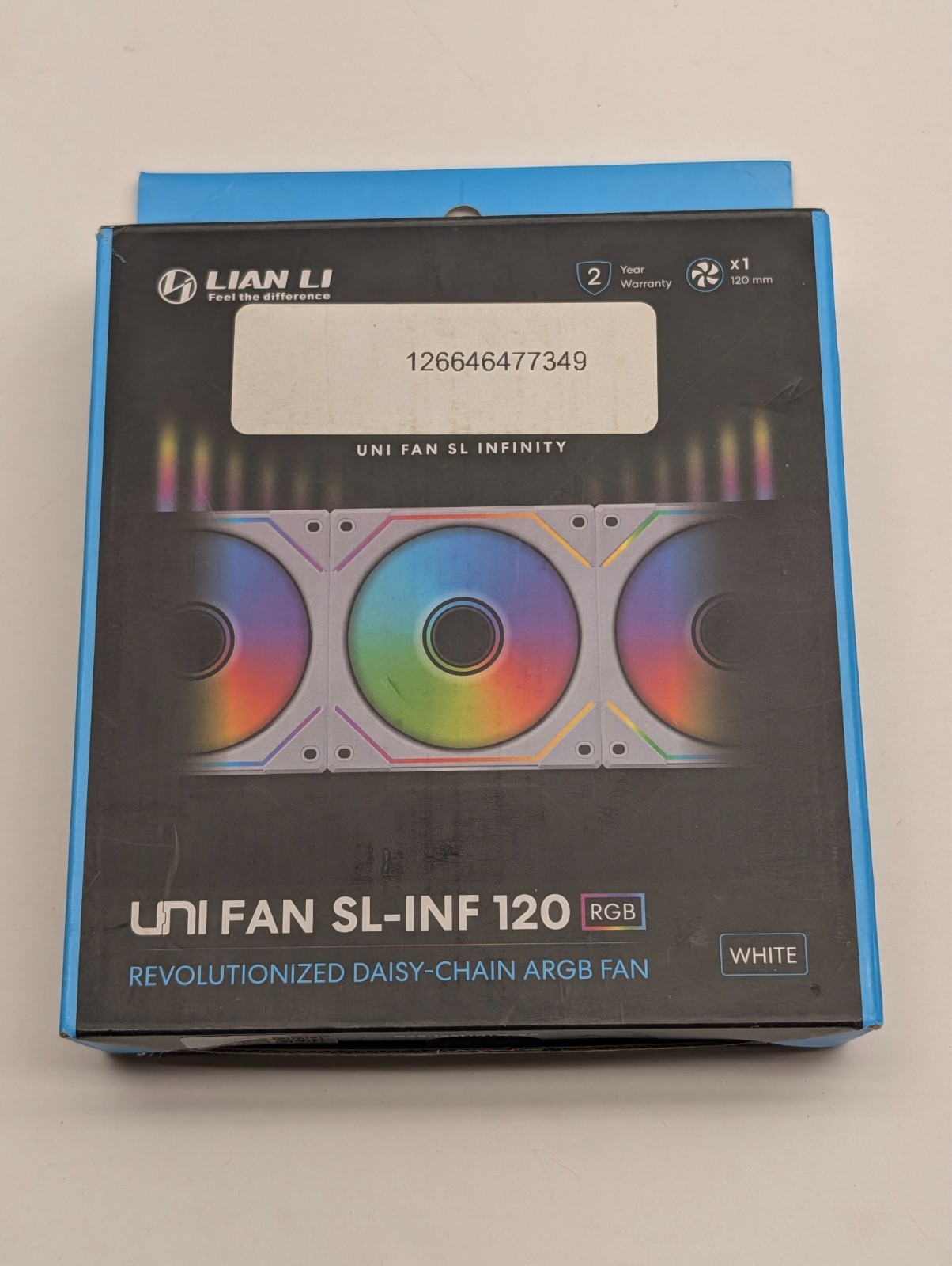 Lian-Li UF-SLIN120-1W 120 Mm UNI FAN SL Infinity Fluid Dynamic Bearing Case Fan