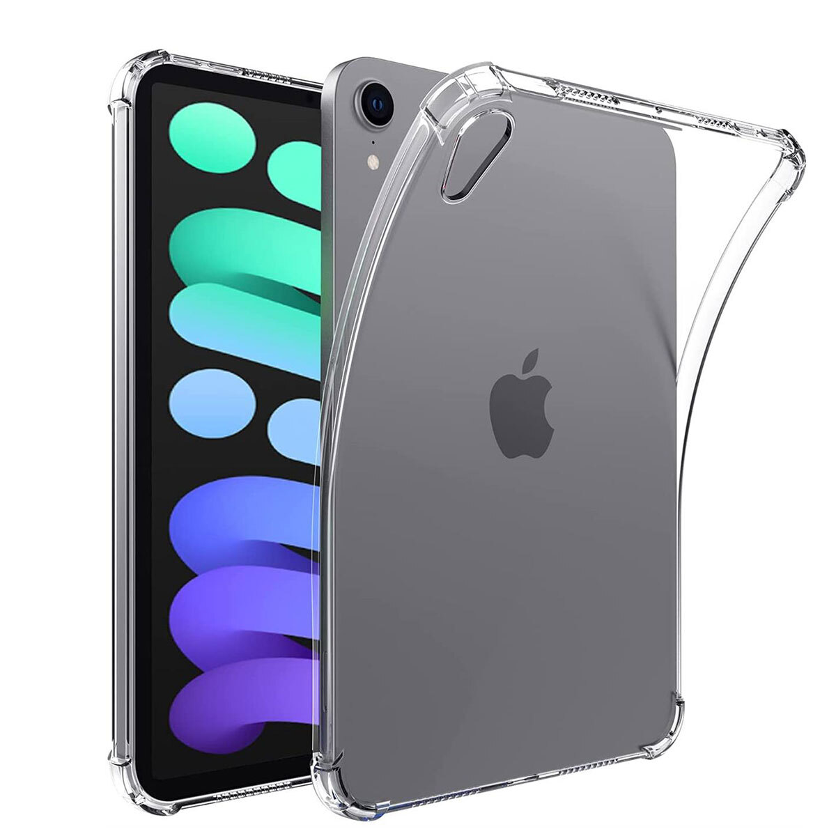 Clear Case for iPad Mini 7 A17 Pro 2024/iPad Mini 6 8.3-inch Shockproof Cover
