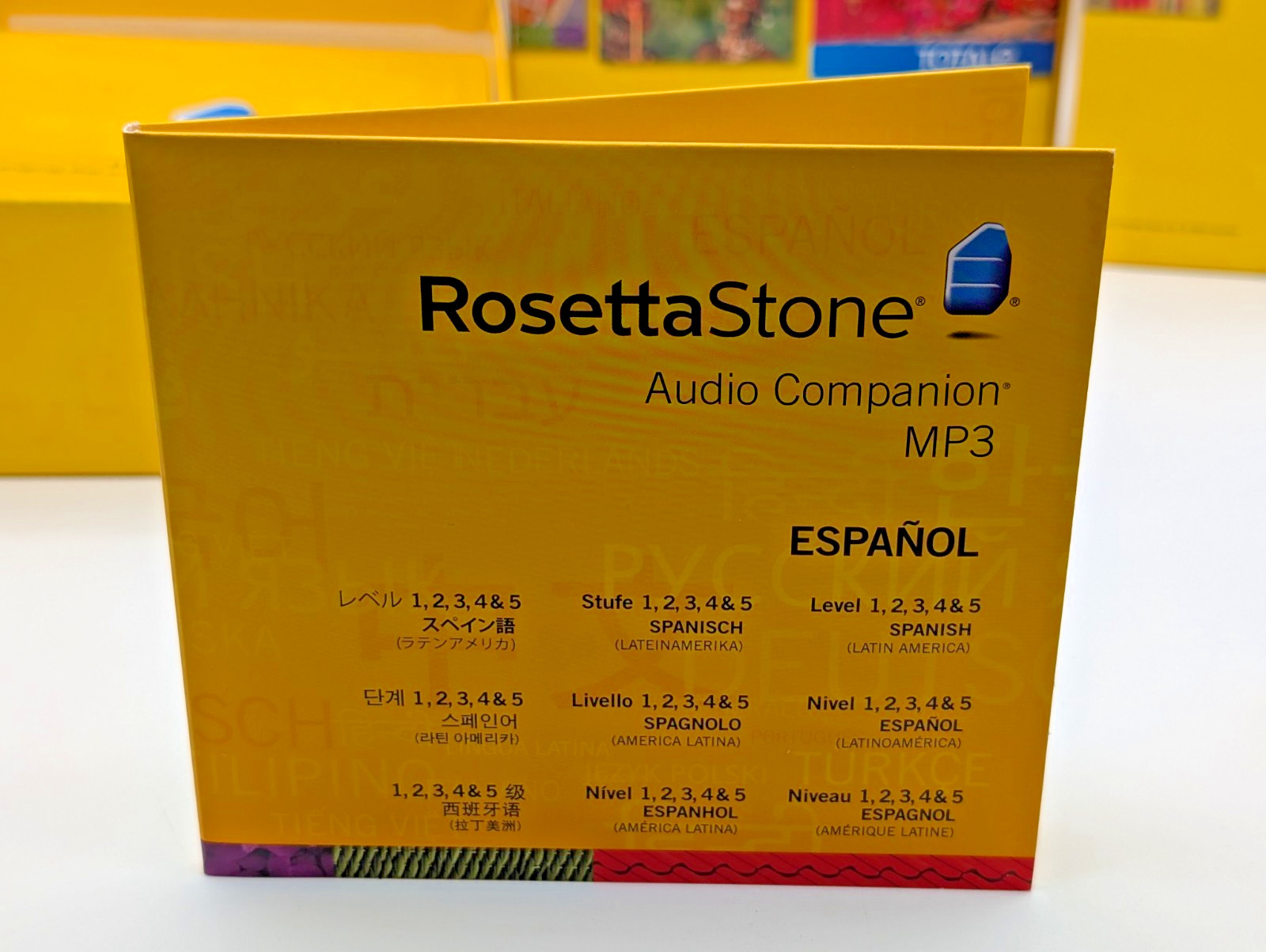 ROSETTA STONE SPANISH Latin America Complete Level 1-5 Box Set Version 4 CD Mac