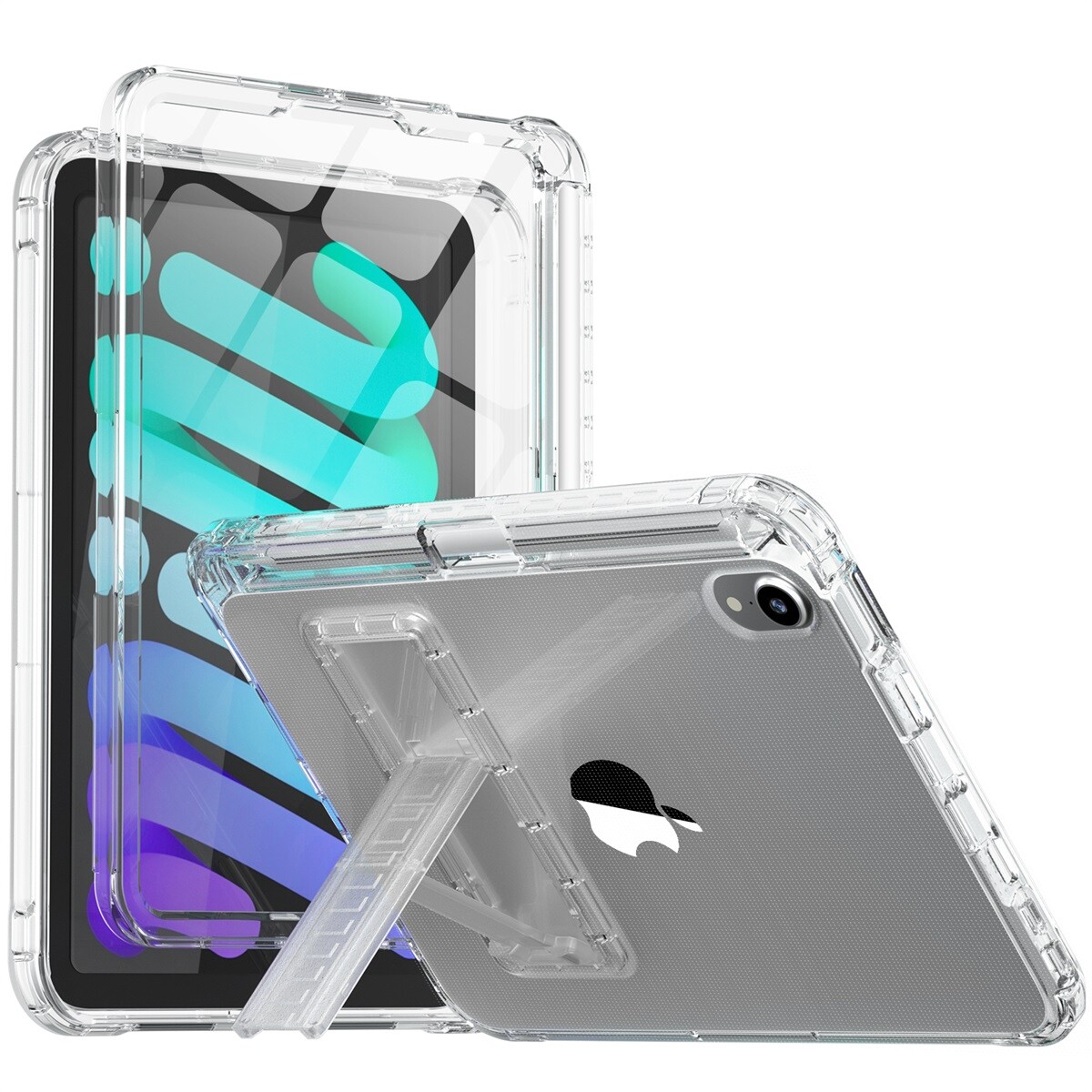 For iPad Mini (A17 Pro) 7th/6th Generation Case 8.3 inch Shockproof Stand Cover