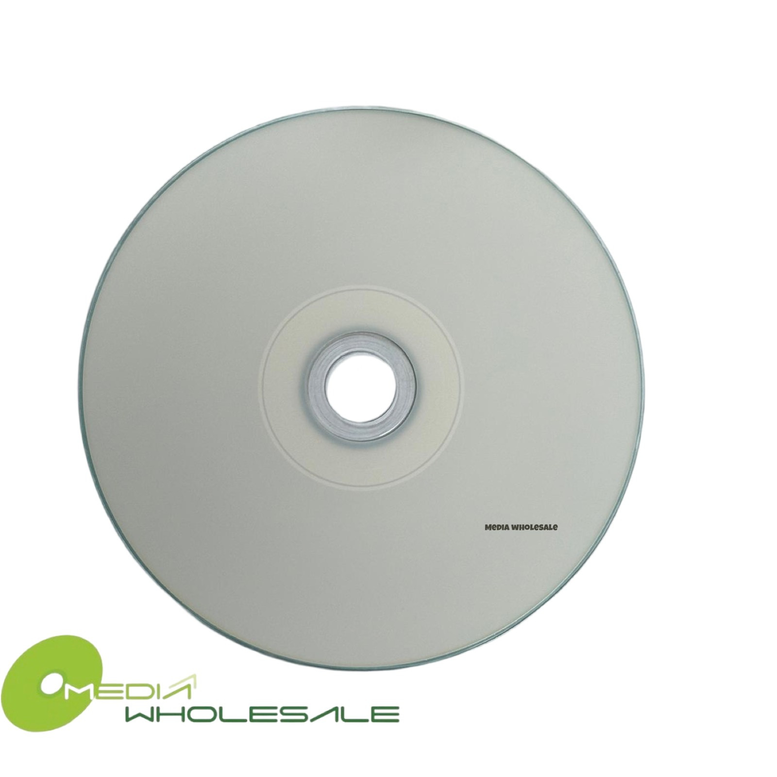 25 Blank 52X CD-R CDR 700MB White Top Glossy Printable Disc No Logo hp – Sleeves