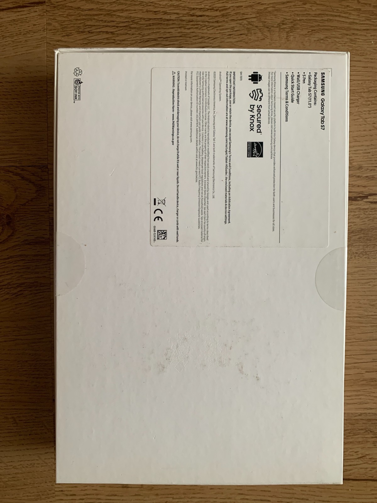 Samsung Galaxy Tab S7 SM-T870 256 GB, Wi-Fi, 11 in – Black grey