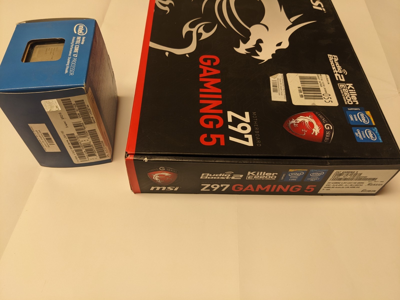 MSI Z97 GAMING 5 Motherboard +Intel Core i7-4790K CPU LGA1150 DDR3 32GB