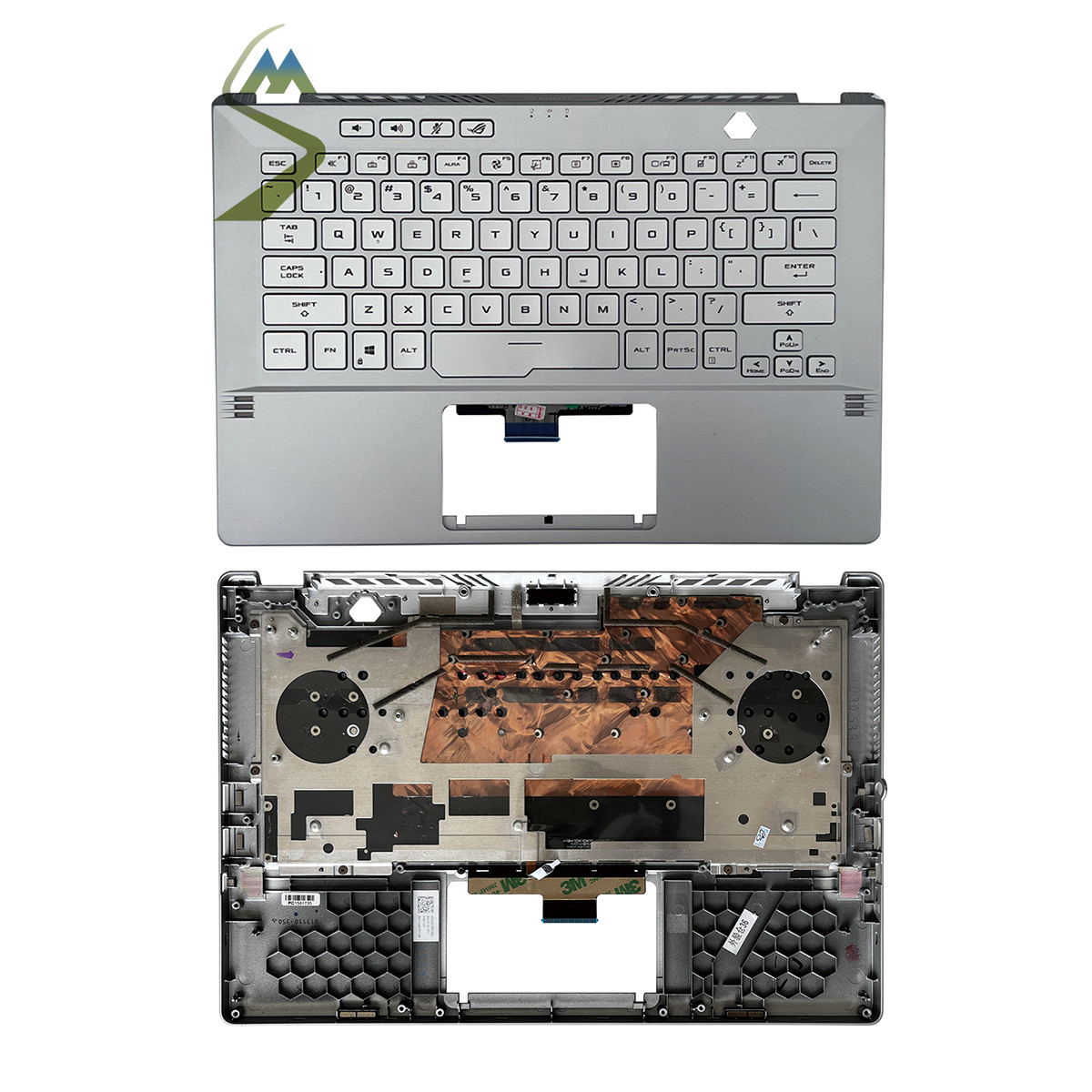 New For Asus GA401 GA401Q GA401I GA401U 14″ Palmrest w/ Backlit Keyboard Sliver
