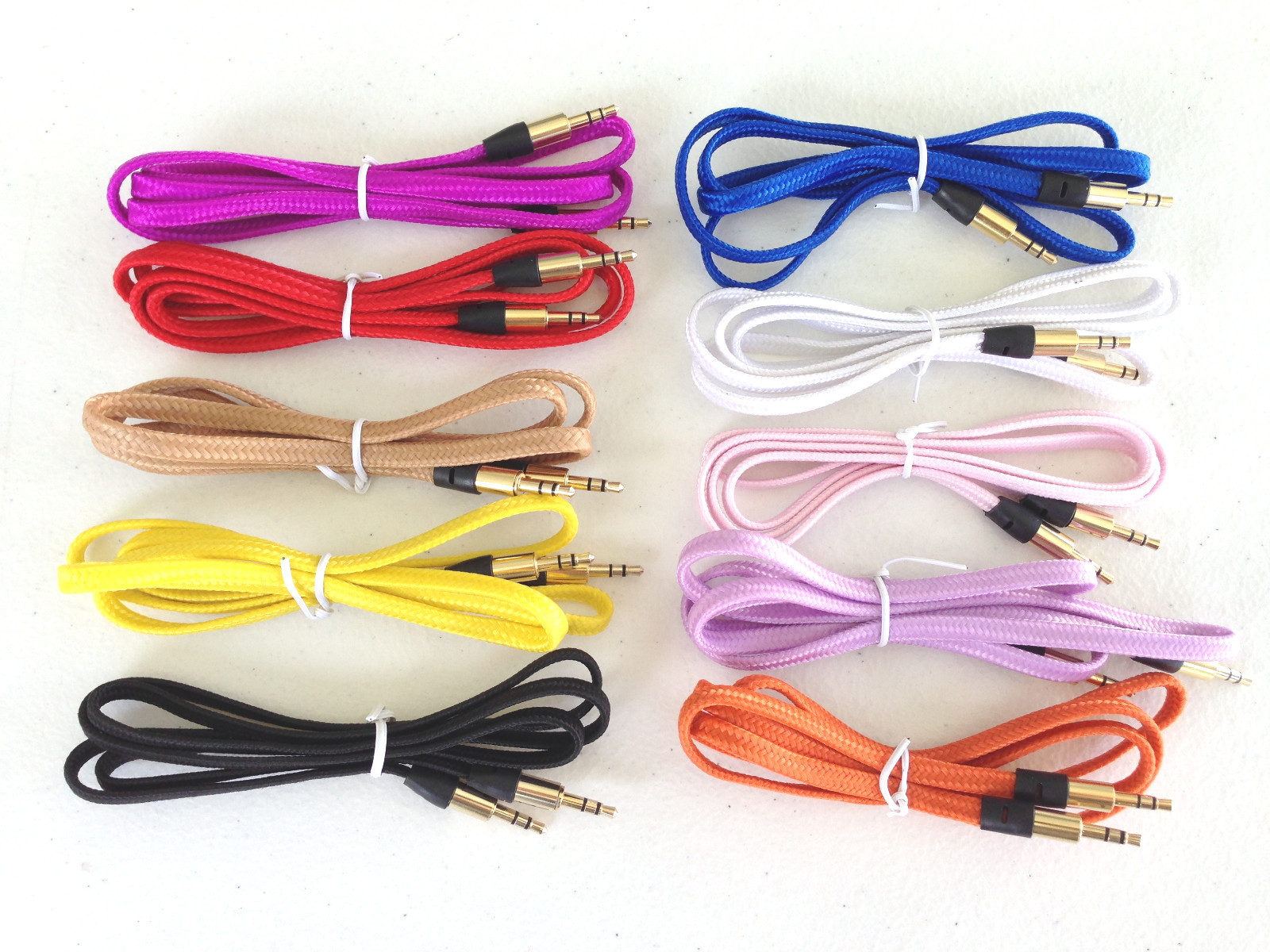audio aux auxiliary cable 3.5mm jack male stereo FOR apple iphone 6 5 4s ipod 7