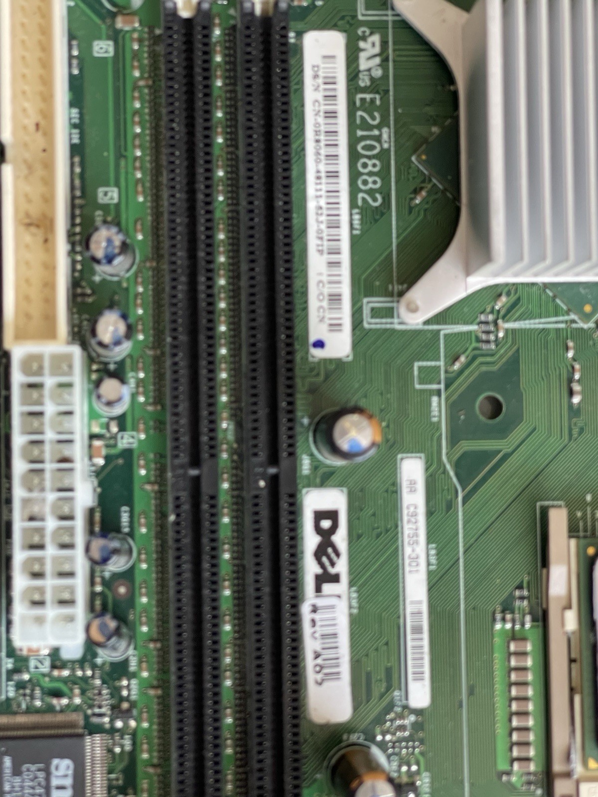 Dell Dimension 2400 3000 Socket 478 Motherboard w/ CPU DDR C2425 WF887 Untested