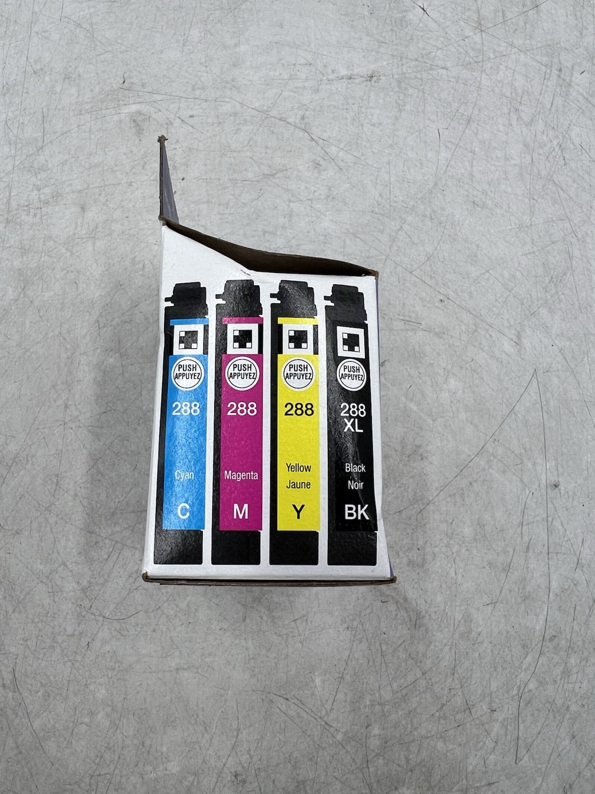 Epson 288XL 4 Pack Combo Ink Cartridges Black XL, Cyan, Magenta, Yellow 06/2026
