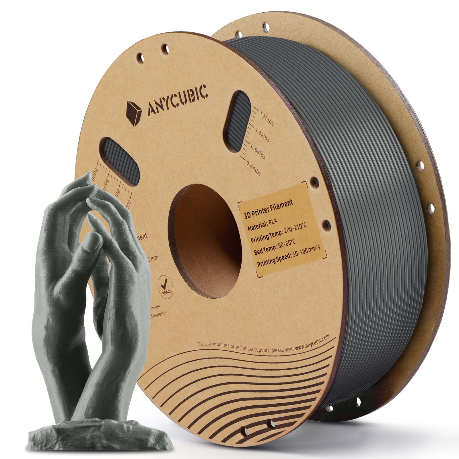 [Buy 2 Get 1 free] ANYCUBIC PLA+/ PETG/ Silk/ Matte/ High Speed 3D Filament Lot