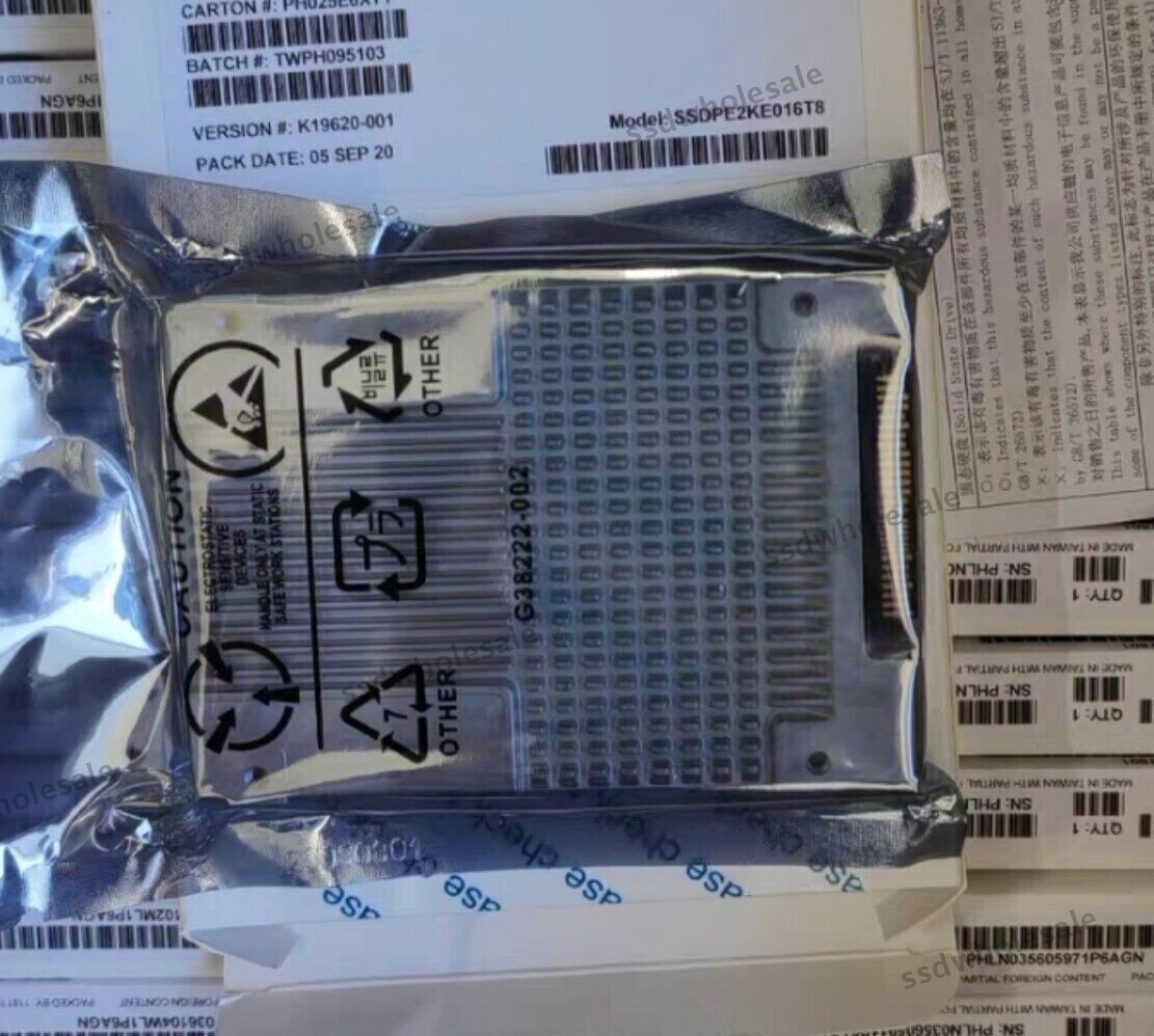 Intel DC P4610 Series 1.6TB SSD 2.5″ NVMe PCIe SSDPE2KE016T8