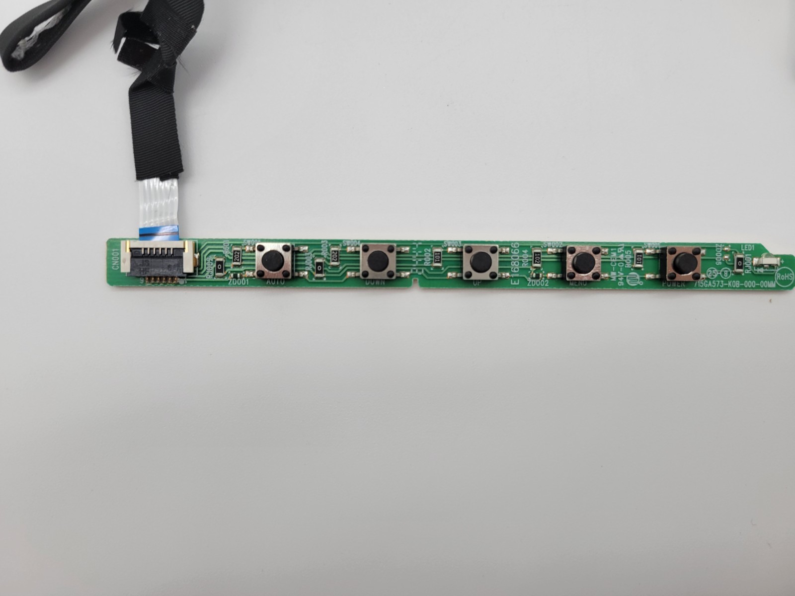 Button Control Panel for AOC 22B2HM2 22″, 715GA573-K0B-000-00MM