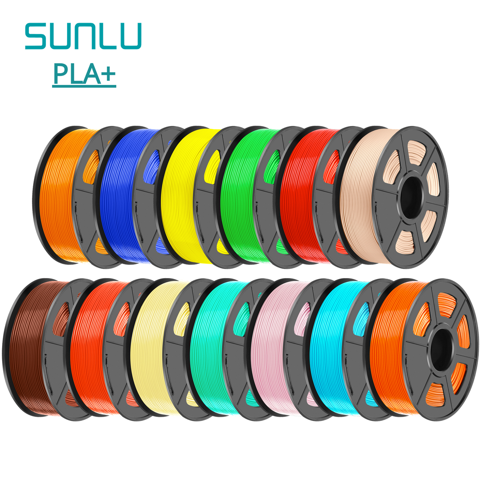 【BUY 10 Pay For 6】SUNLU PLA+ 3D Printer Filament PLA PLUS Toughness 1KG Spool