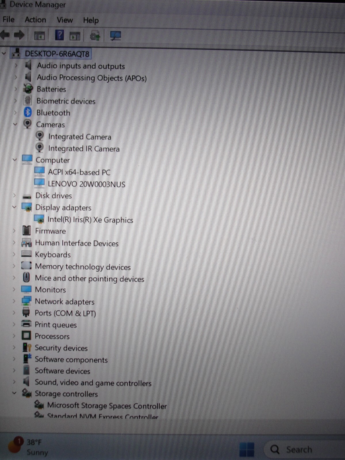 Lenovo ThinkPad T14 Gen 2i 15.6” Intel Core i7-1185G7 3GHz 16GB 512GB Reset SSD