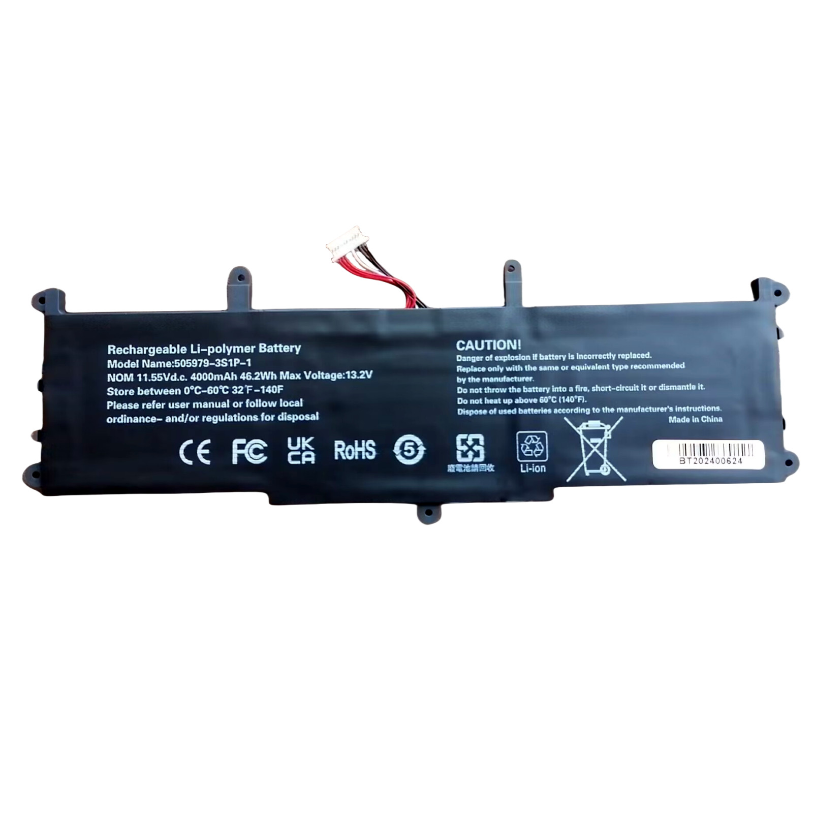 New 505979-3S1P-1 3ICP5/59/79 Battery For Chuwi CoreBook X Pro CWI529 Notebook