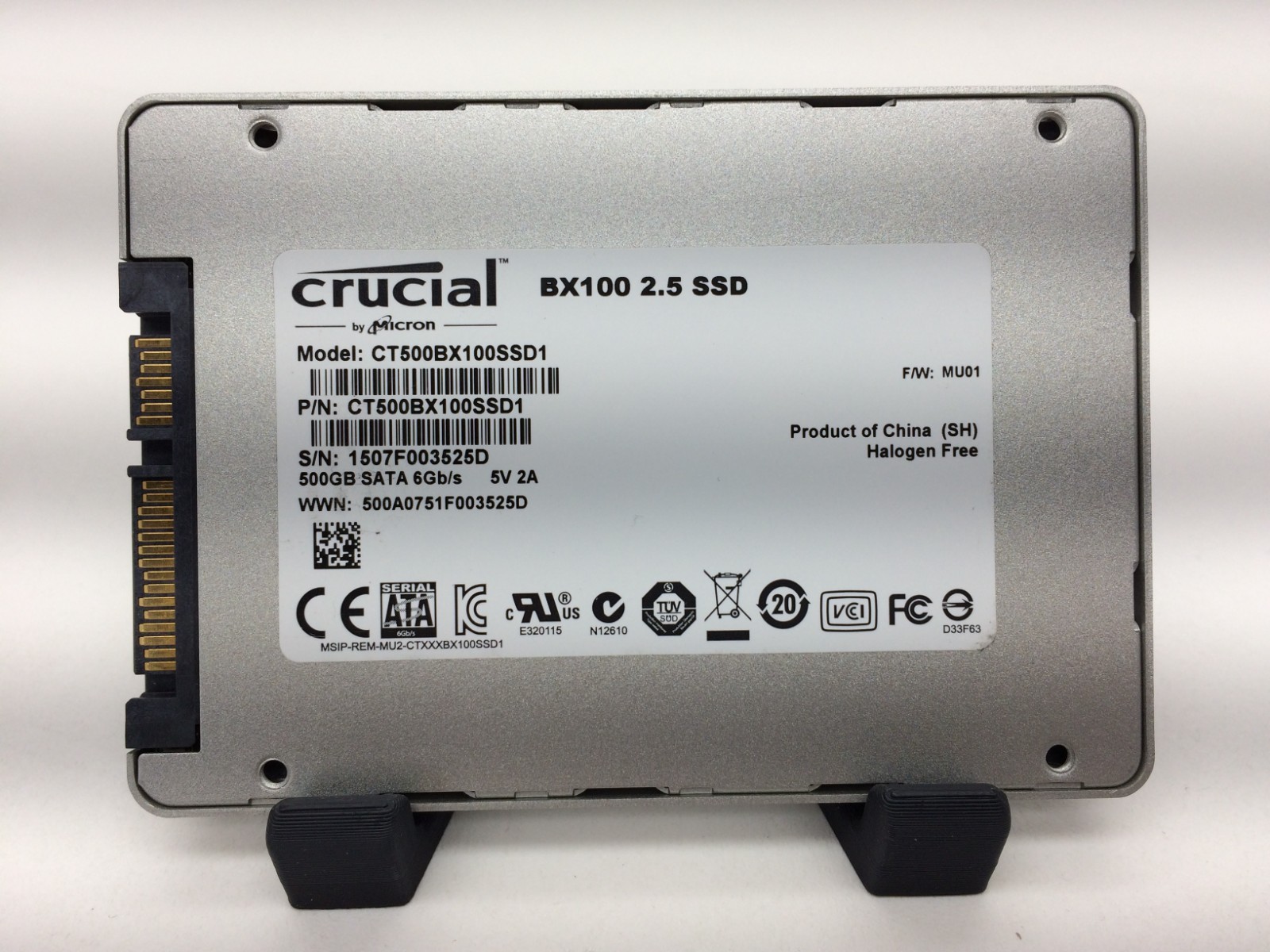 500GB SSD SATA 2.5 Internal Solid State Drive Major Brands Laptop Desktop | Good
