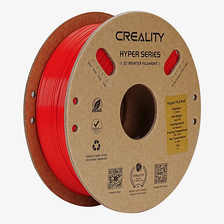 Creality Printer Filament 1kg/2.2lb Spool 1.75mm Hyper PLA AU Stock