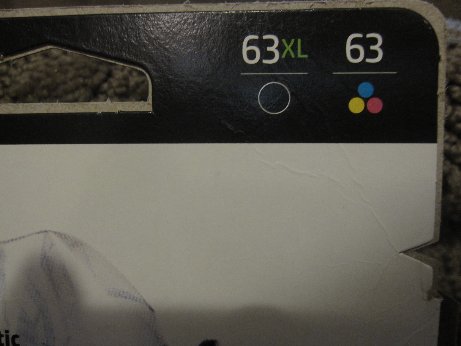 Combo HP L0R48AN Black Tri Color Ink Cartridge Genuine OEM # 63X 63 JAN/2027