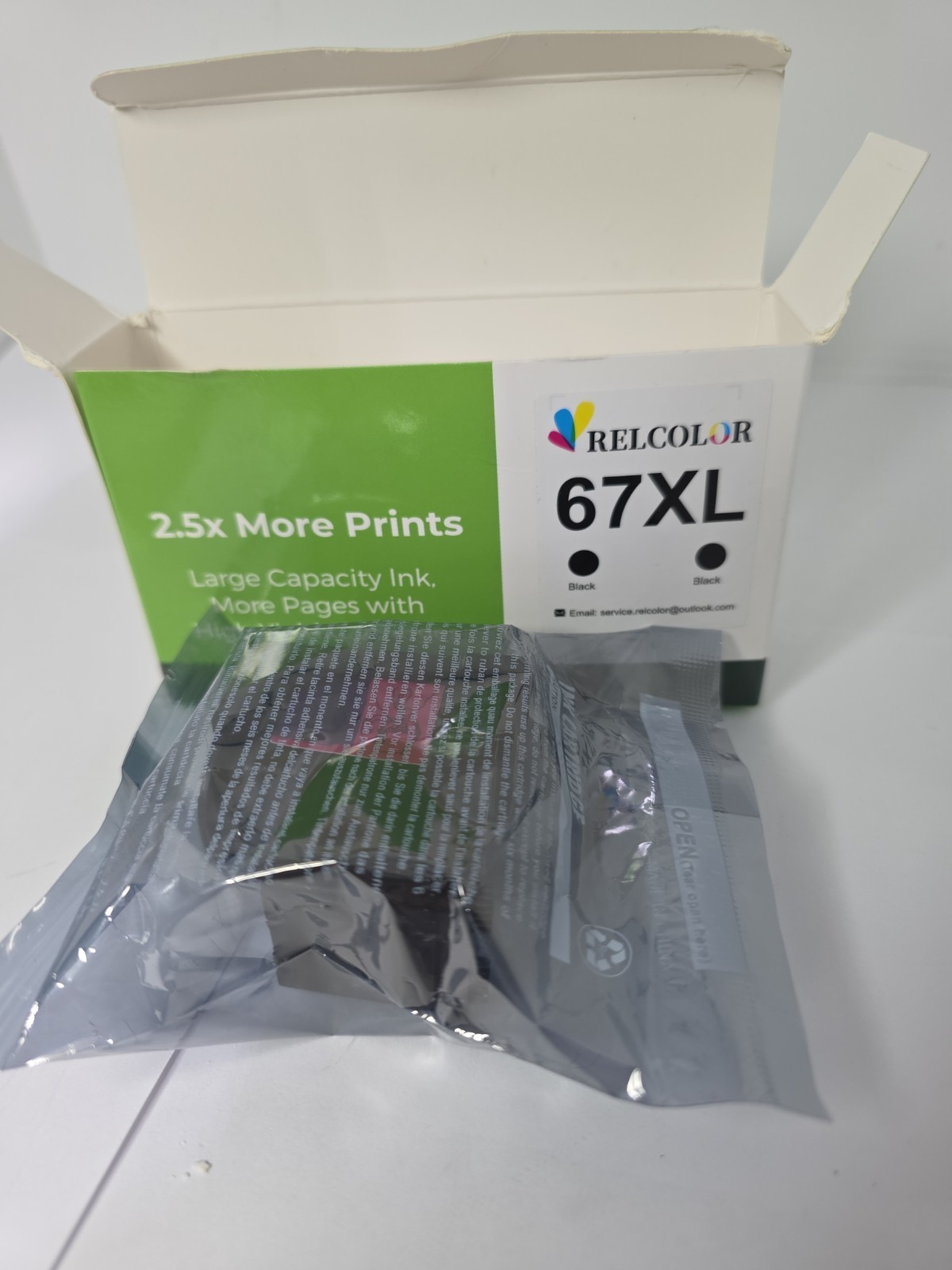 67 XL 1 Pack ink cartridge black Only One Sealed Cartridge. D