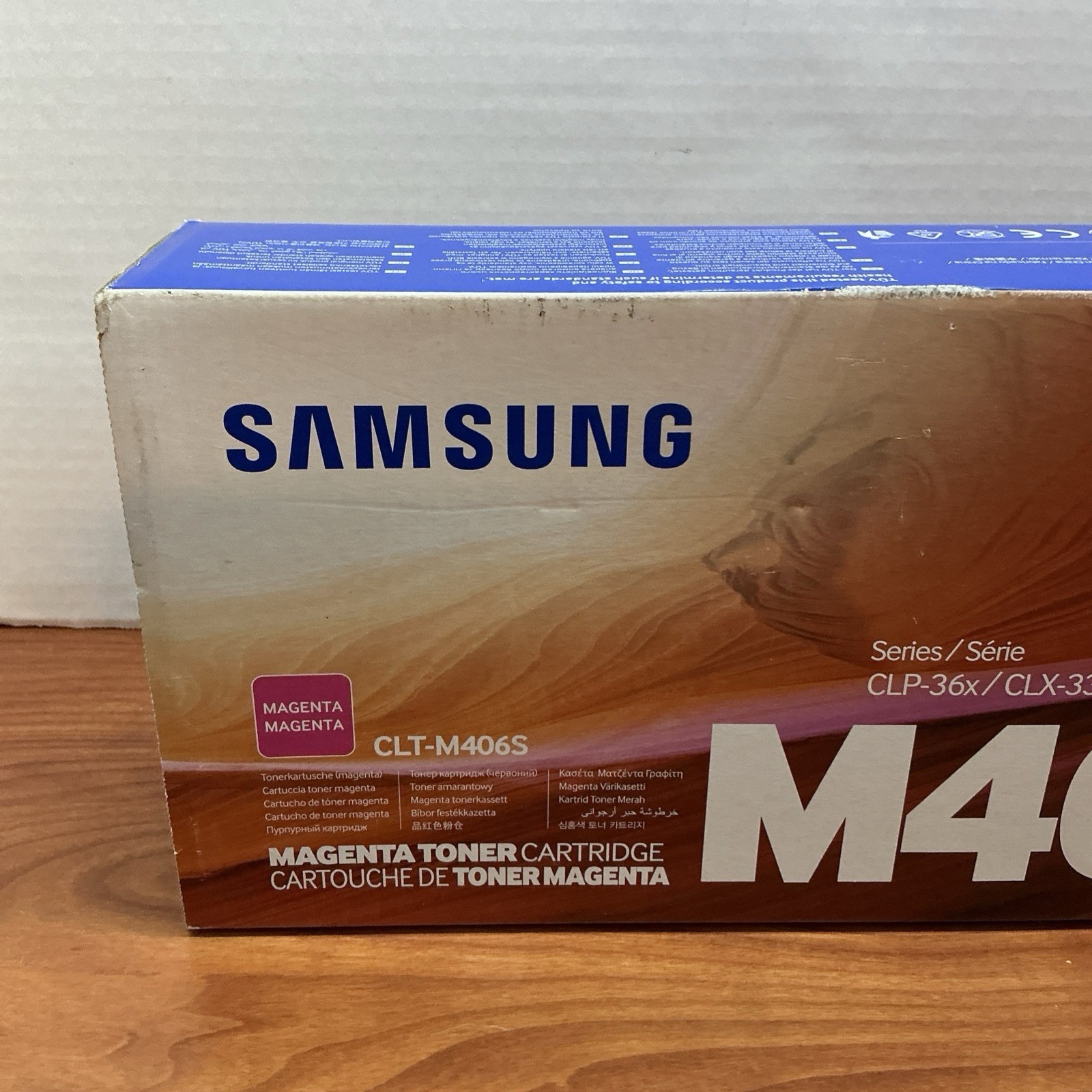 Genuine Samsung CLT-M406S / CLTM406S Magenta Toner Cartridge CLP-36x/CLX-330x