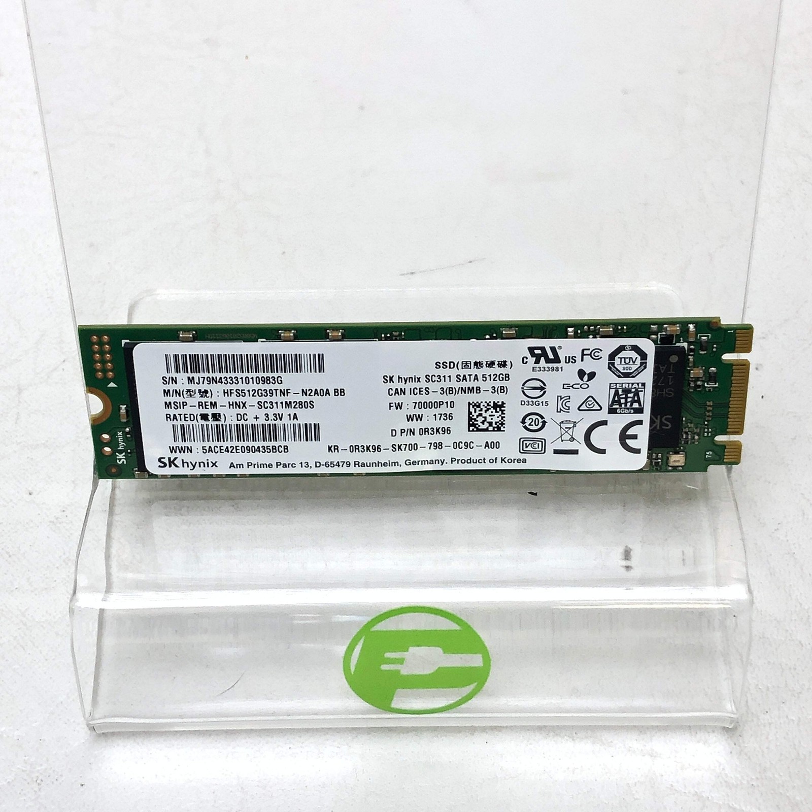 SK Hynix M.2 2280 SC331 512GB SATA III (6Gb/s) SSD HFS512G39TNF-N2A0A