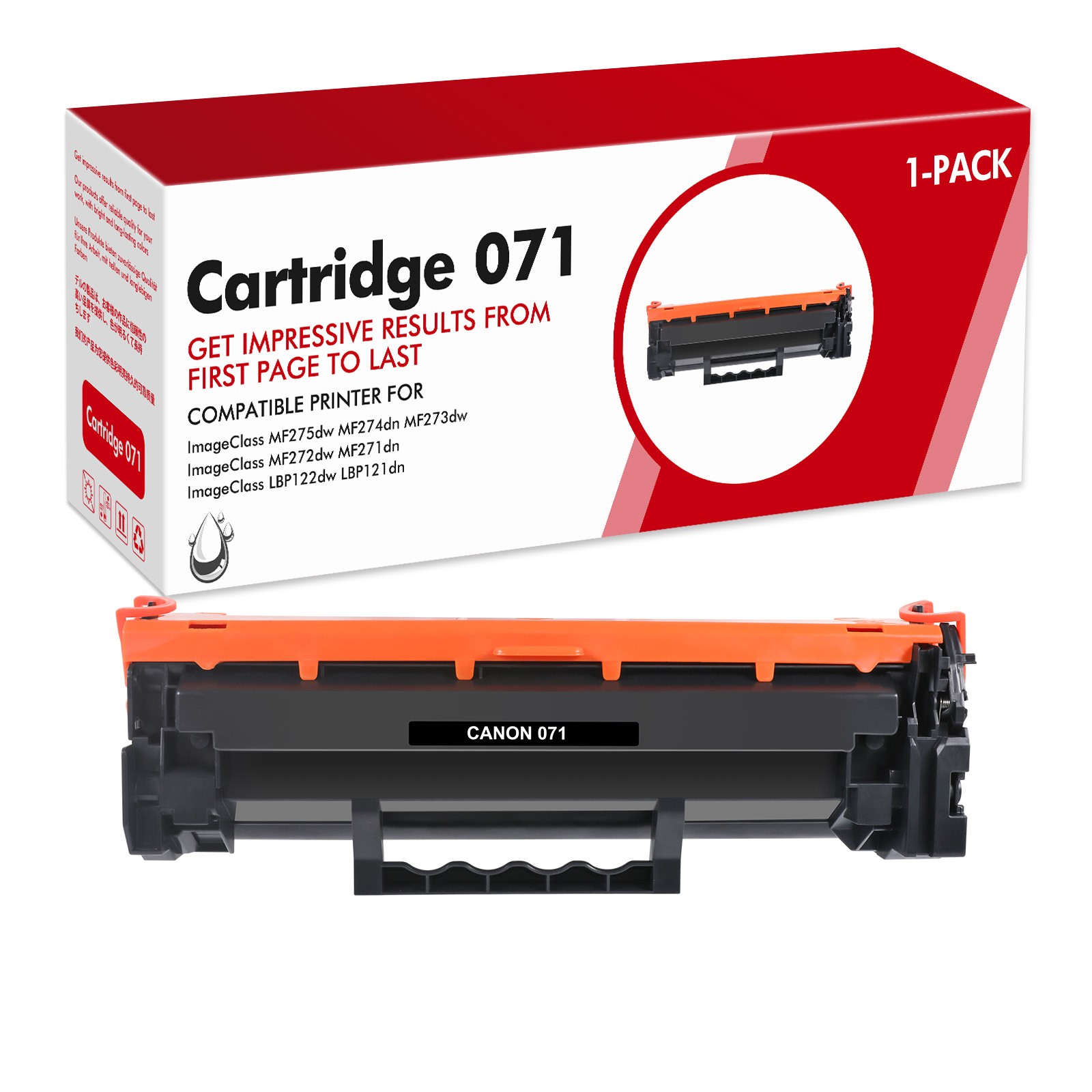 NEW 1PK CRG 071 Toner For Canon 071 ImageClass MF272dw MF273dw MF274dn LBP122dw