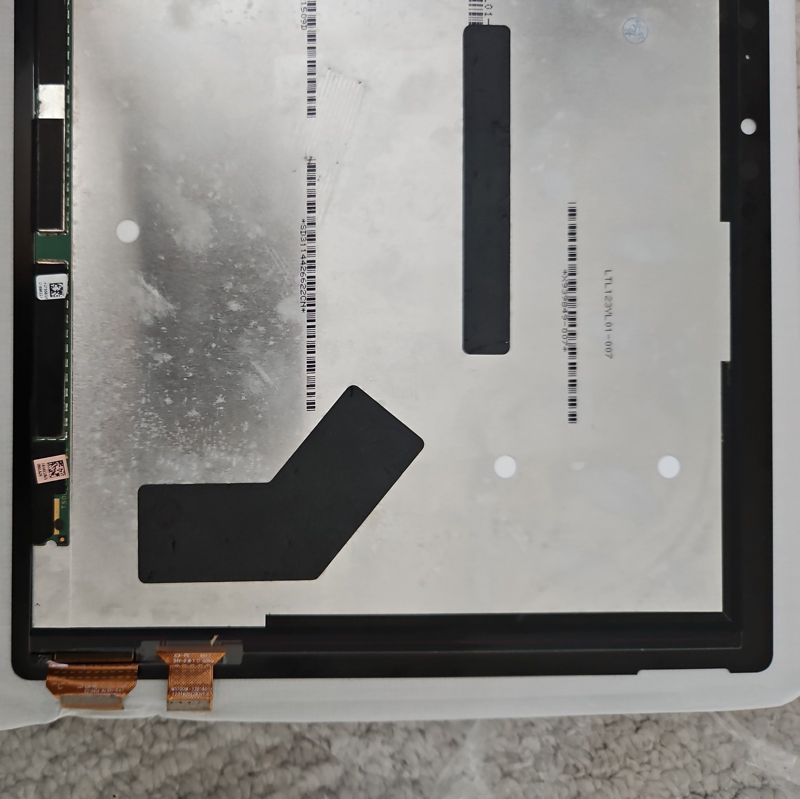 LTL123YL01-003 Microsoft Lcd 12.3 Touchscreen/D 2736X1824 Cr3-00001 “GRADE A”
