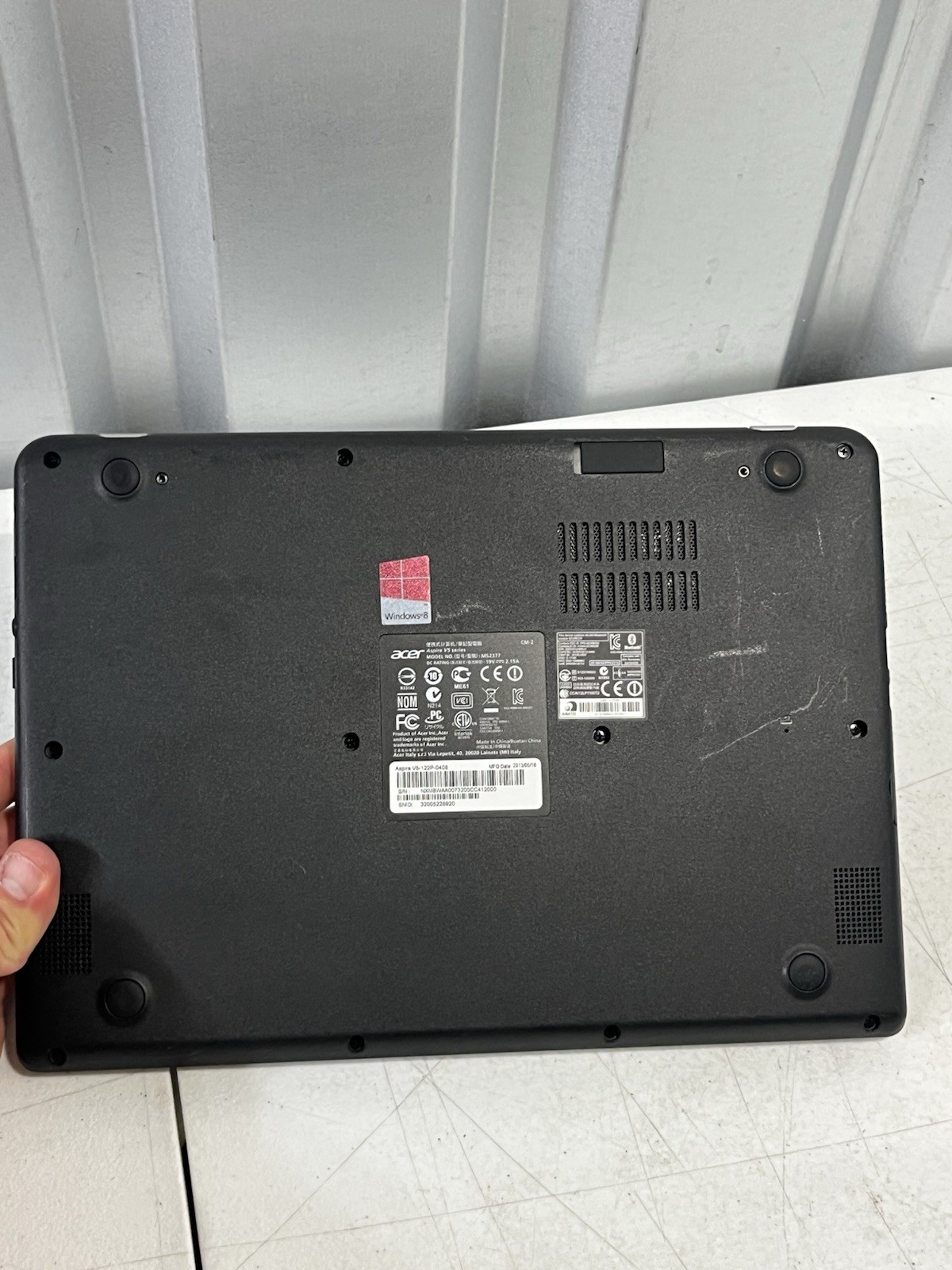 Acer Aspire V5-122P-0408 AMD A4 Touchscreen Laptop Parts Repair READ