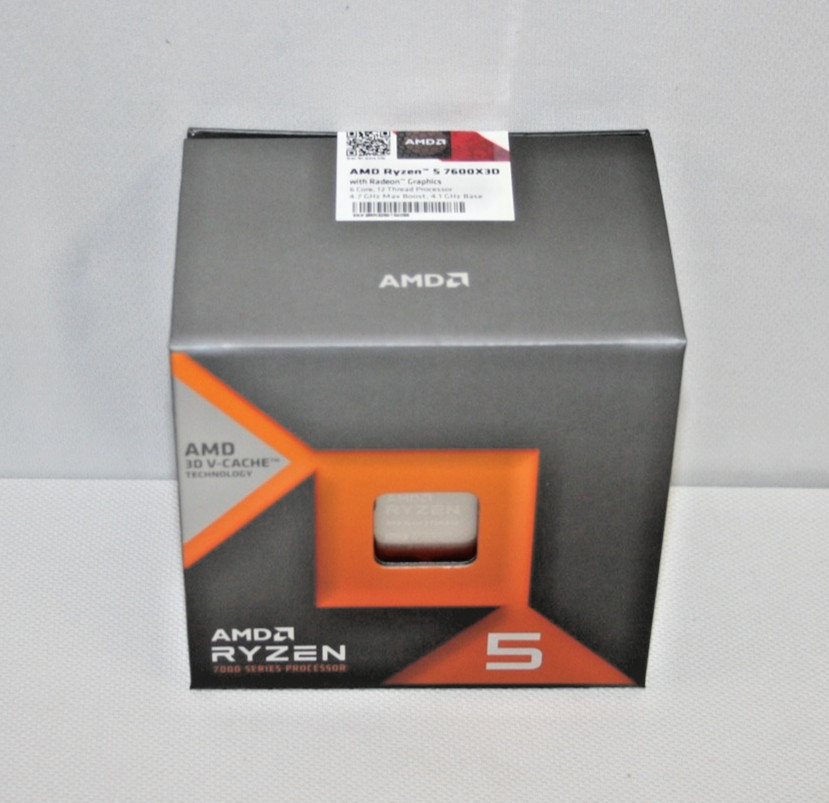 AMD Ryzen 5 7600X3D CPU processor with Radeon Graphics 6 Core 12 Thread Zen 4