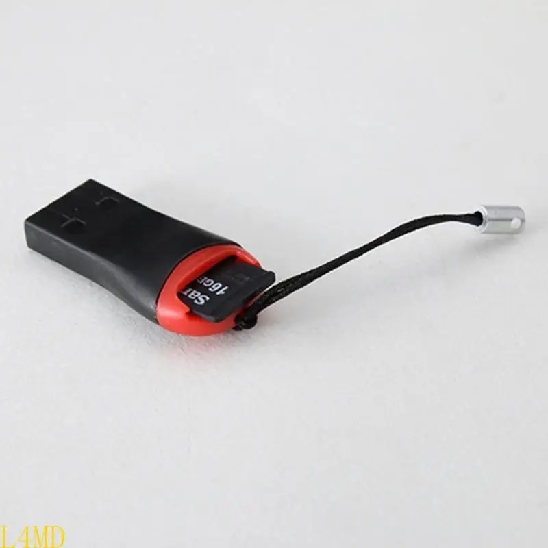 USB 2.0 TF SDHC Flash Memory Card Reader Portable Plug and Play Card Writer