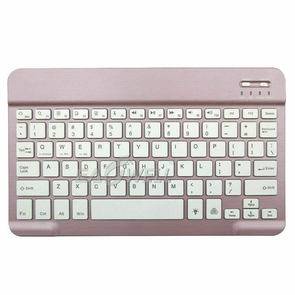 Wireless RGB LED Backlit Slim Bluetooth 3.0 Keyboard for iOS/Mac/Windows/Android