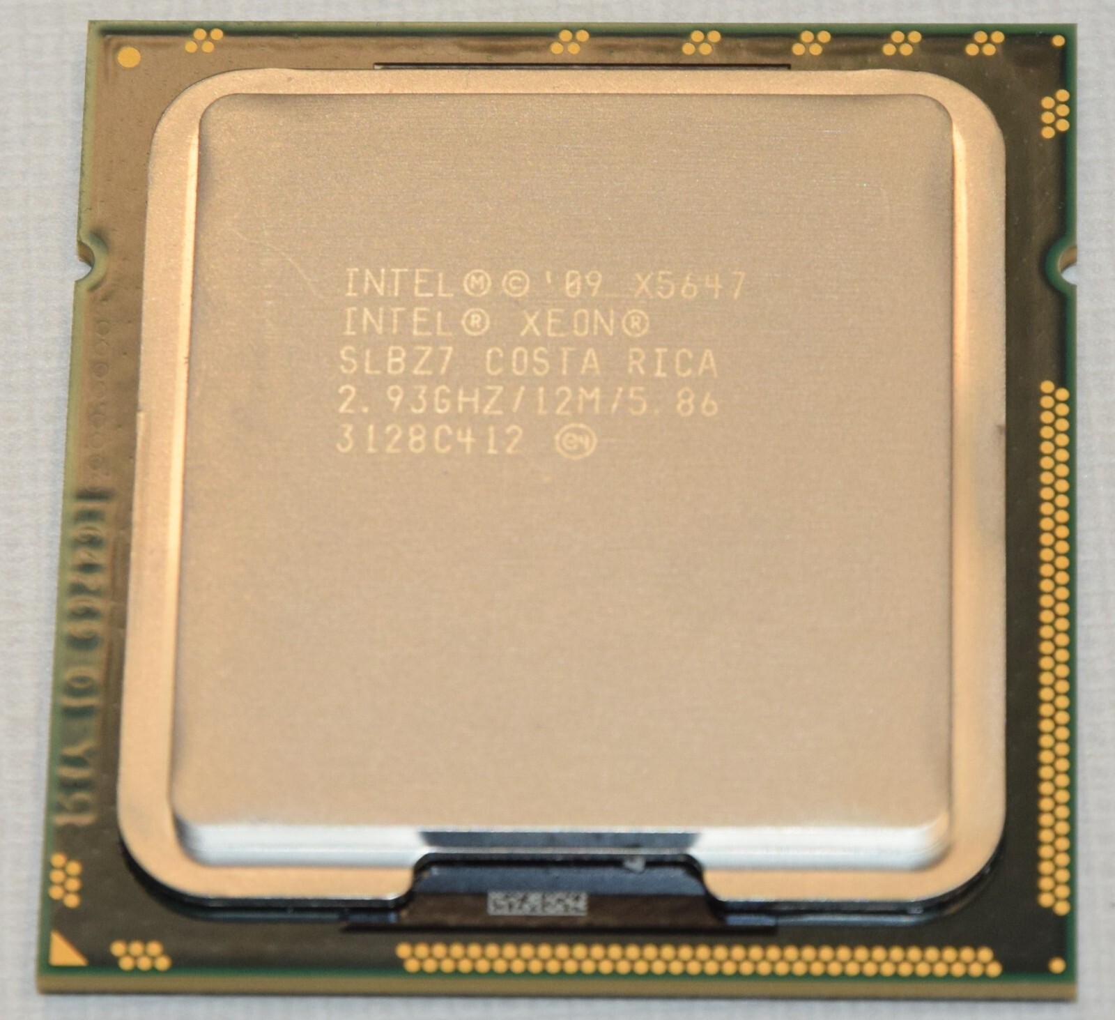 Intel Xeon X5647 SLBZ7 Quad Core CPU Processor 2.93GHz 12MB Smart Cache LGA 1366