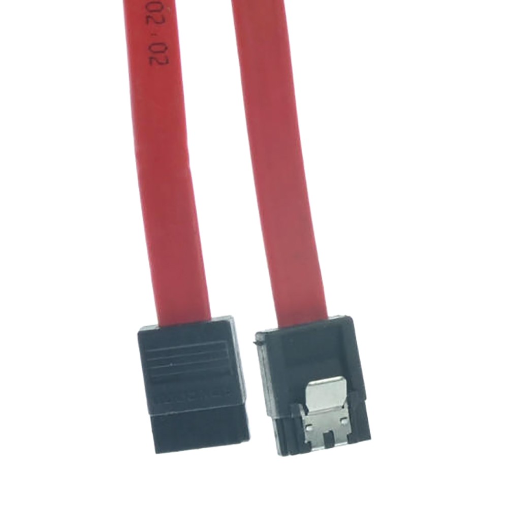 5x 18″ SATA 3.0 Cable SATA3 III 6GB/s Right Angle 90° SSD HDD Hard Drive Red USK