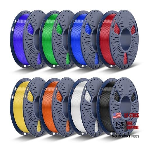 Translucent PLA 3D Printer 0.25kg x 8pack 0.25kg X 8pack Clear Pla Bundle