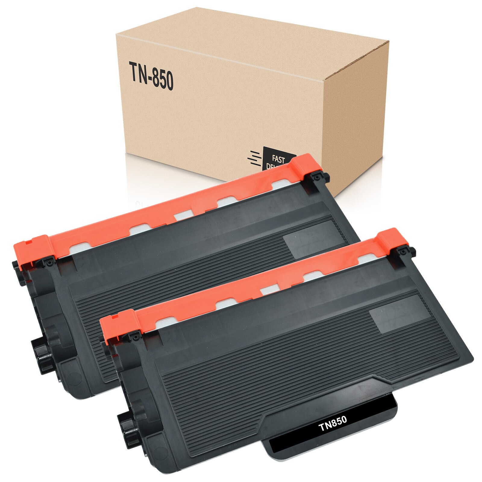2PK TN850 TN-850 Toner Cartridges For Brother TN820 HL-L6200DW MFC-L5800DW