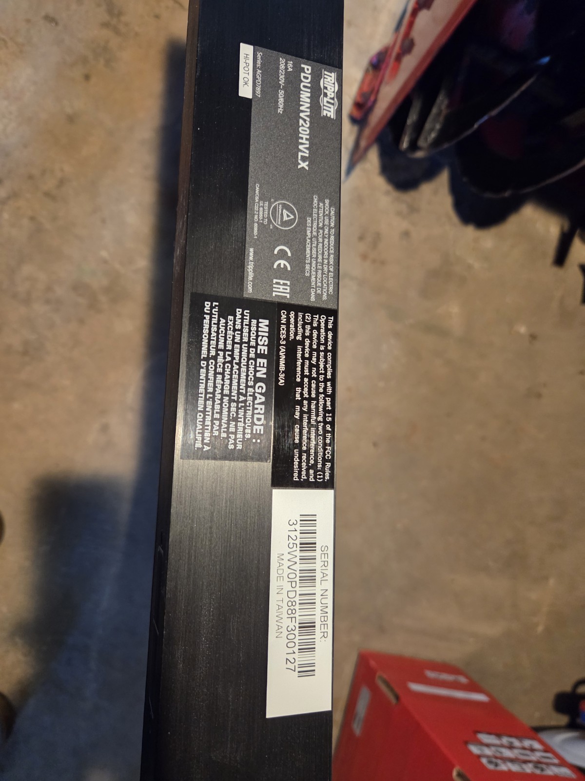 Tripp Lite PDUMNV20HVLX Monitored Rack PDU 3.7kW 208/230V 20A LX Network